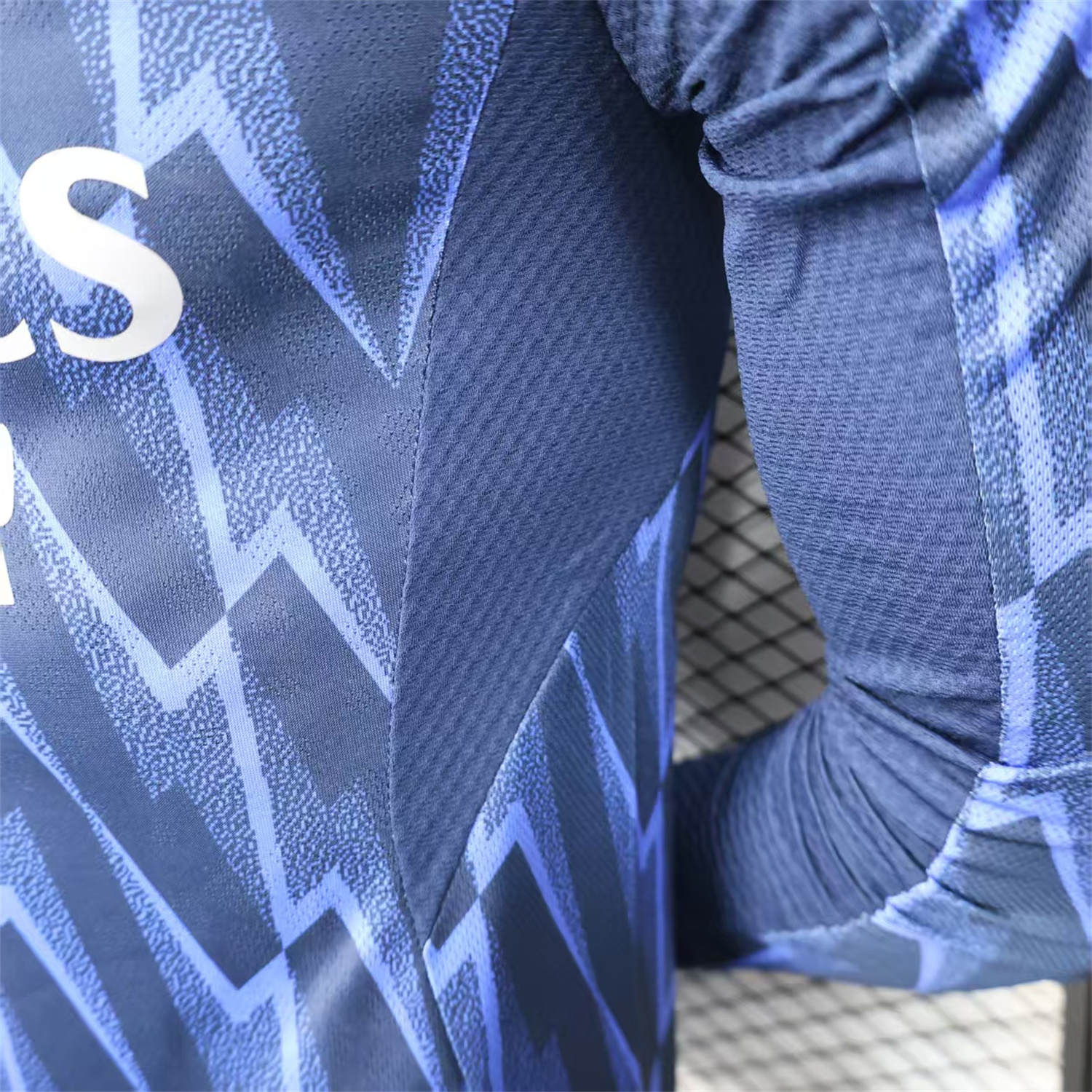 AlphaJersey-Arsenal 25-26 Away Long Blue Jersey - Player Version