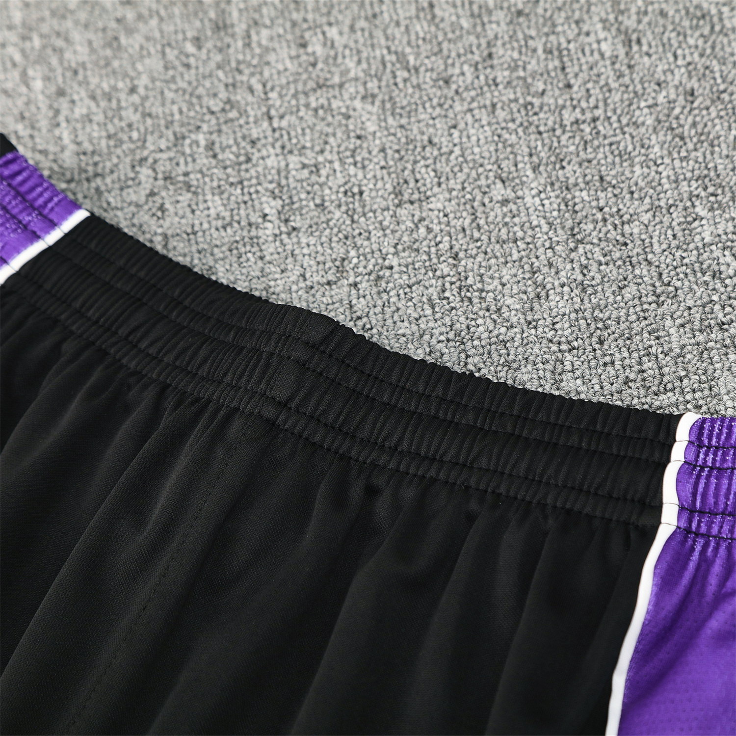 AlphaJersey-Real Madrid 25-26 Vest Training Set - Blue Edge White Vest & Black Shorts