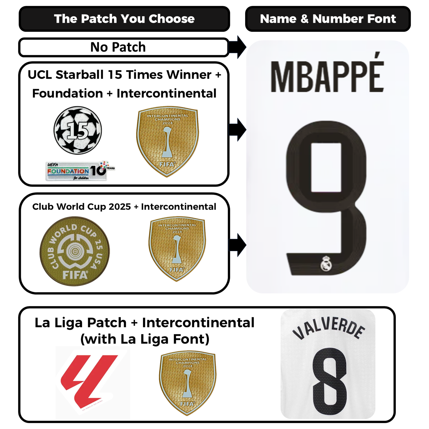 AlphaJersey-Real Madrid 25-26 Home Long Sleeves Jersey - Fans Version