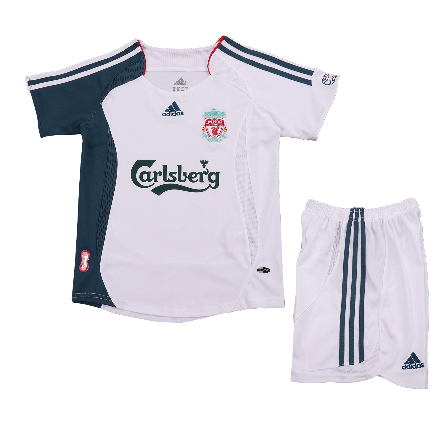AlphaJersey-Retro Liver.pool 2006-08 Away Kids Kit