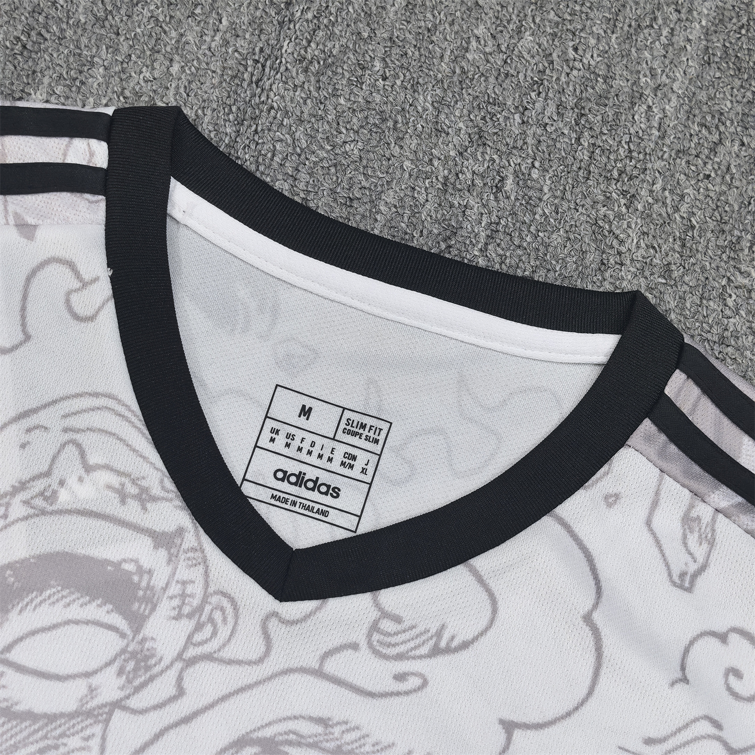 AlphaJersey-Japan 25-26 One Piece Gear 5 White Jersey - Fans Version