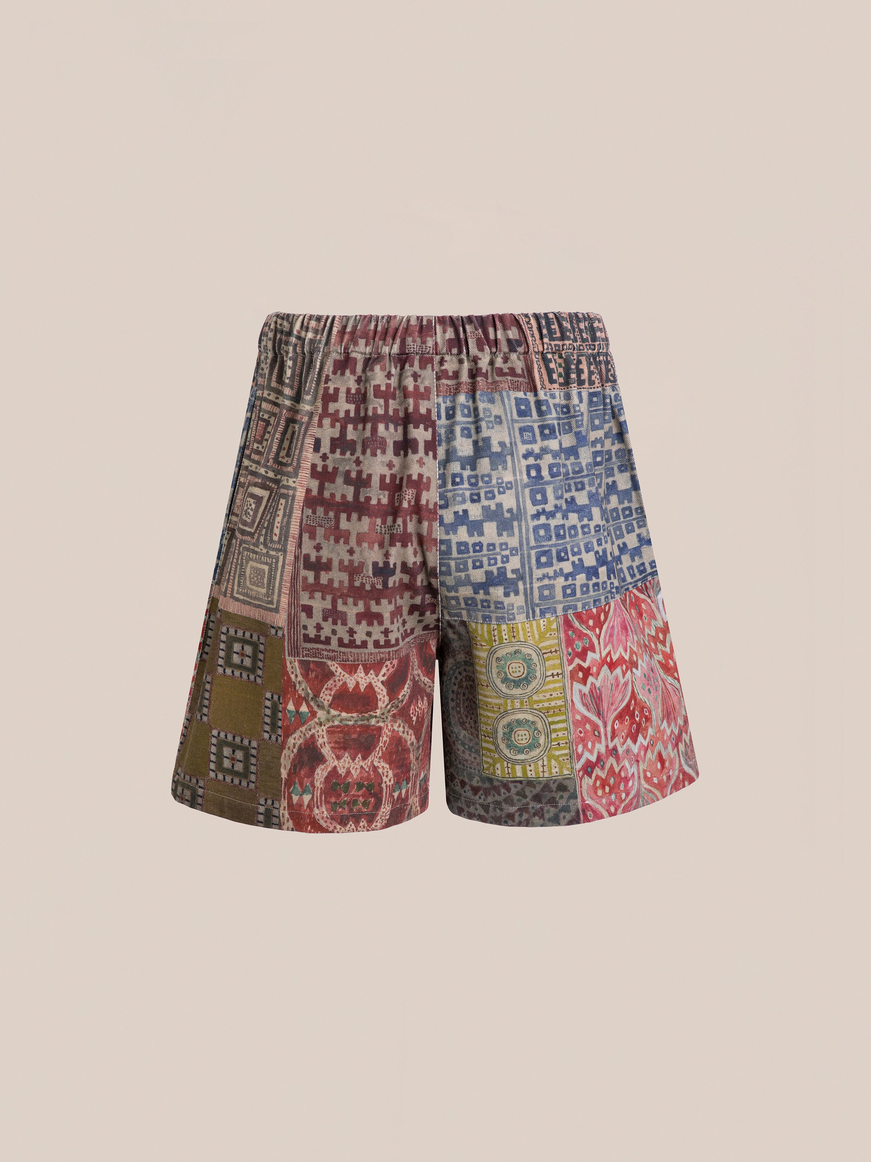 Watercolor Mosaic Work Shorts | Modern Menswear by yycbvcnbmmnbm