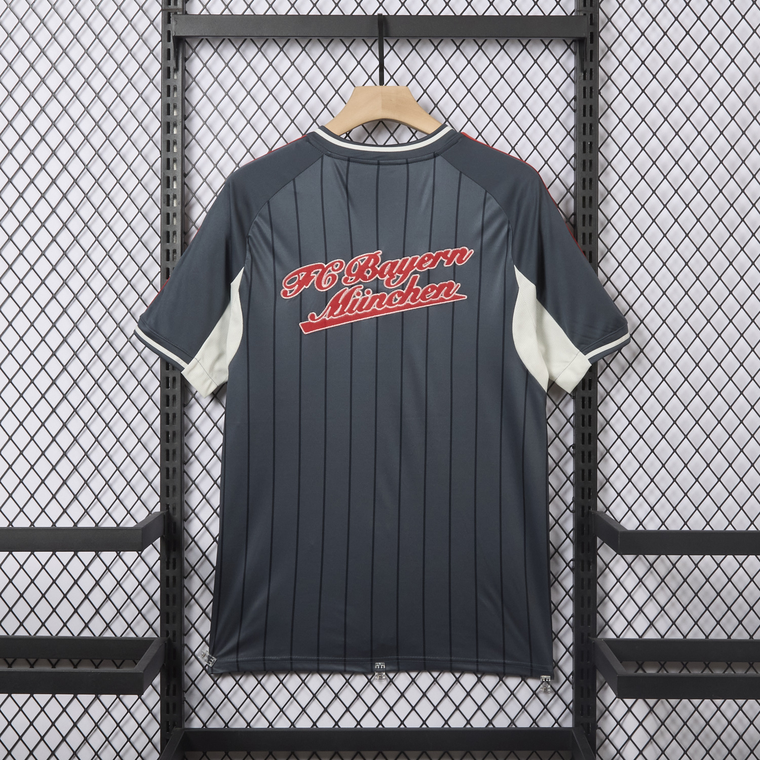 AlphaJersey-Bayern Munich 25-26 Deep Grey Baseball Jersey