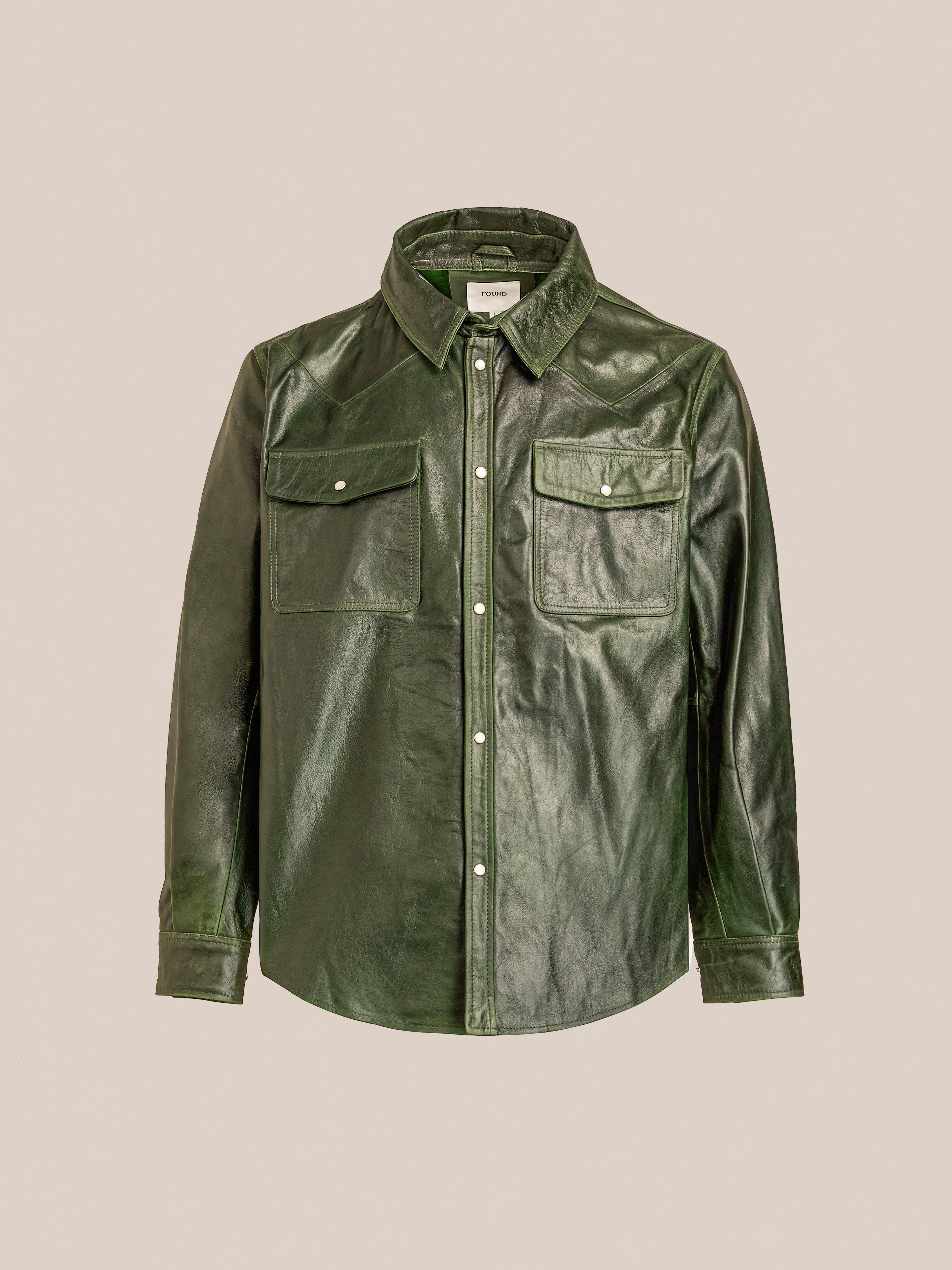 Forest Leather Western Shirt | Modern Menswear by yycbvcnbmmnbm