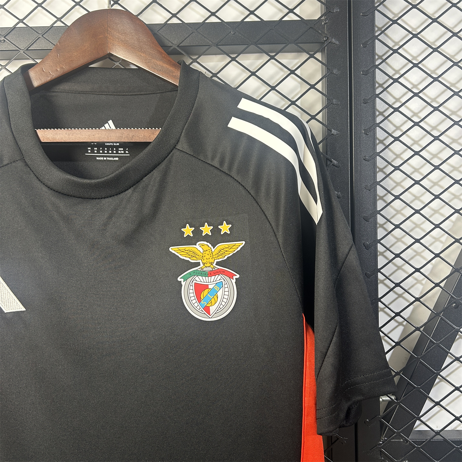 AlphaJersey-Benfica 25-26 Black Training Jersey - Fans Version