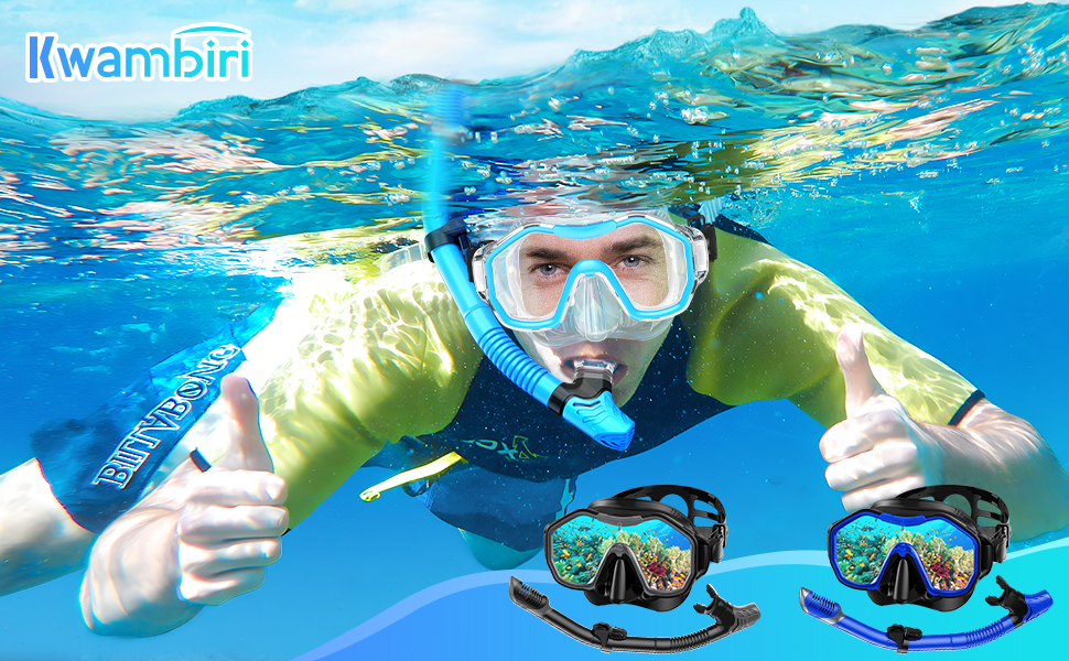 snorkel mask set