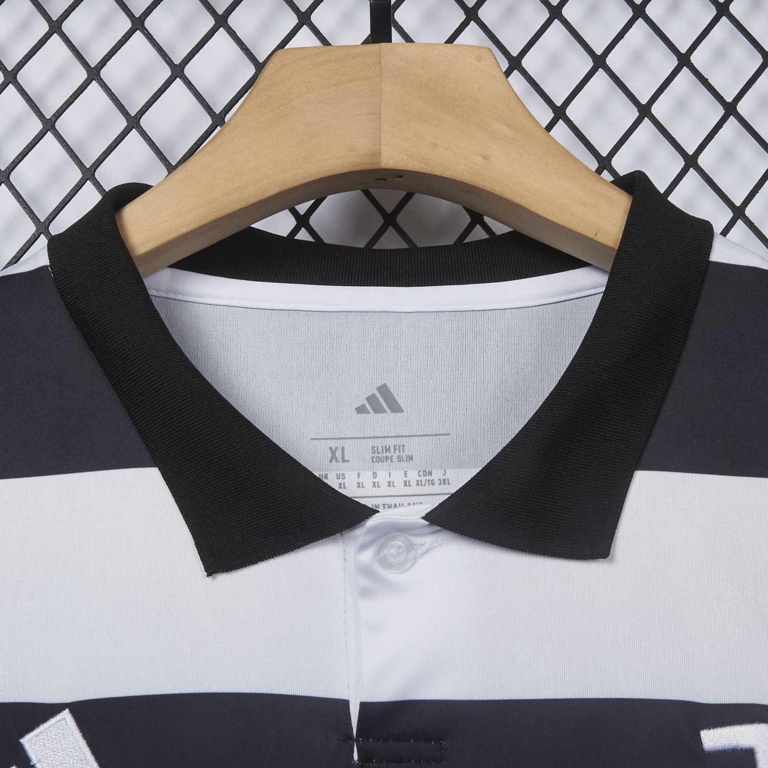 AlphaJersey-Juventus 25-26 Black and White Striped Special Jersey - Fans Version