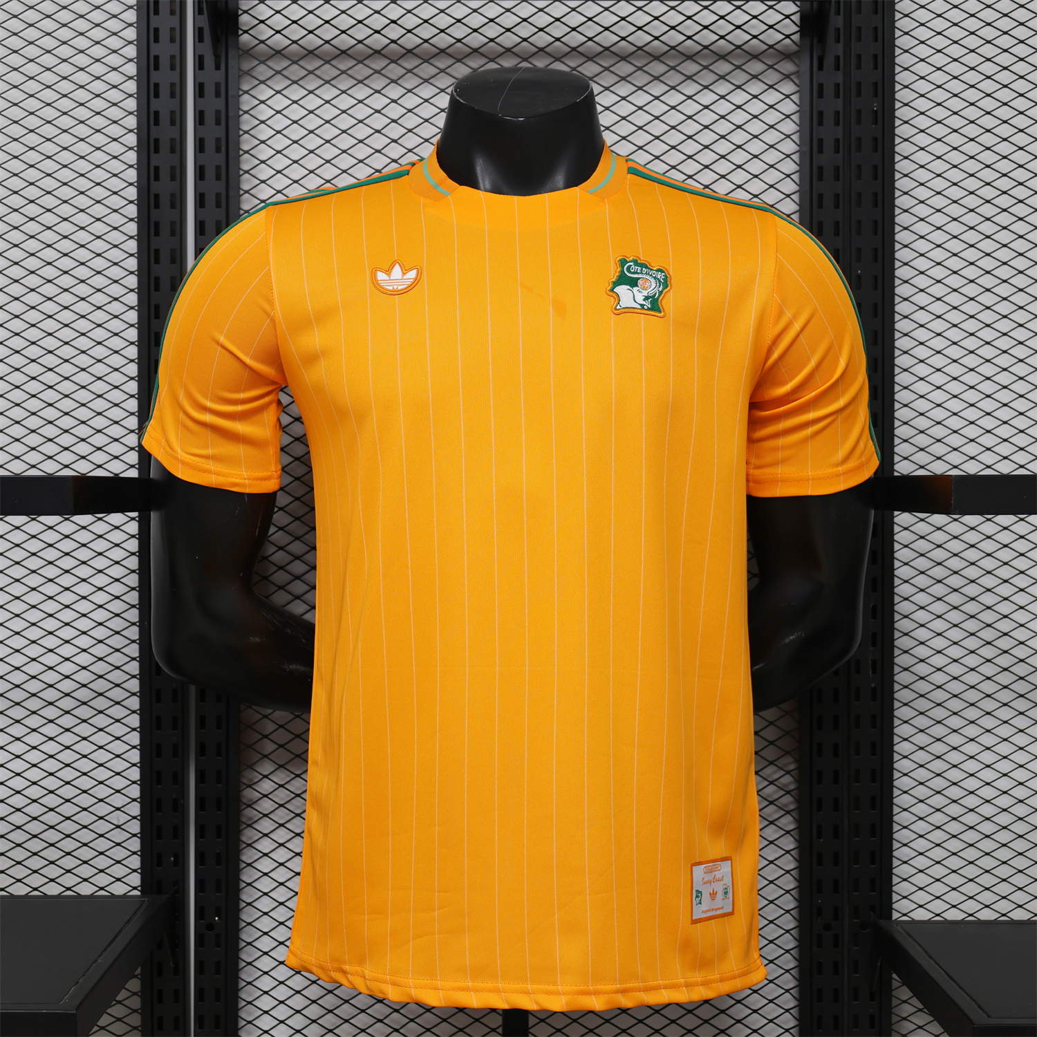 AlphaJersey-Ivory Coast 2026 Terrace Icon Retro Casual Style Orange Jersey - Player Version