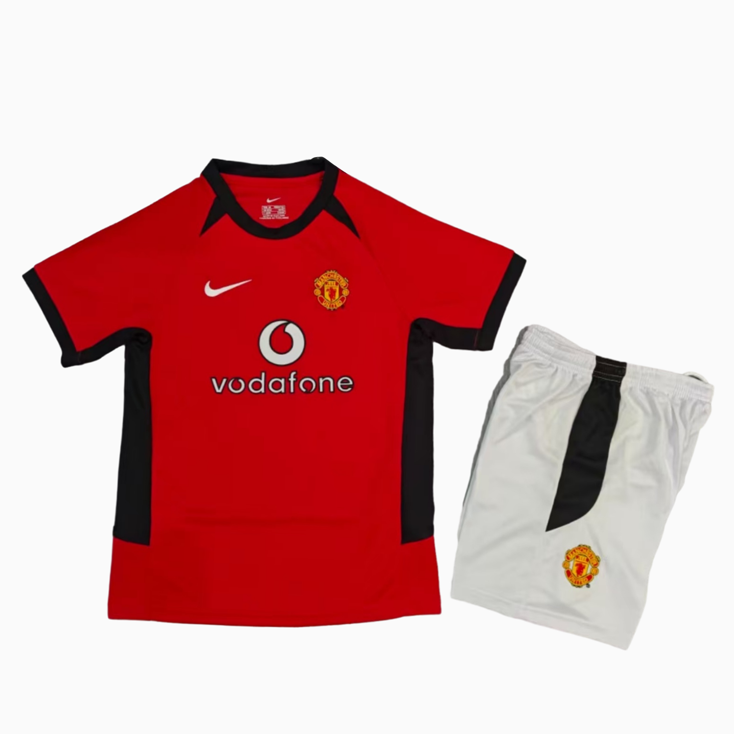AlphaJersey-Retro Manchester United 2002-04 Home Kids Kit