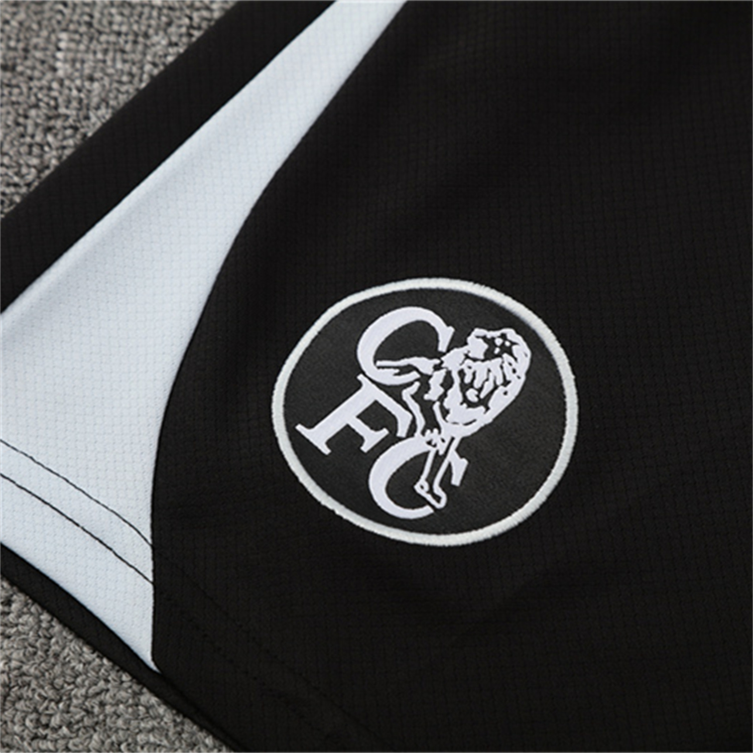 AlphaJersey-C.H.E.L.S.E.A 25-26 Short-Sleeve Training Set - Blue Top & Black Shorts