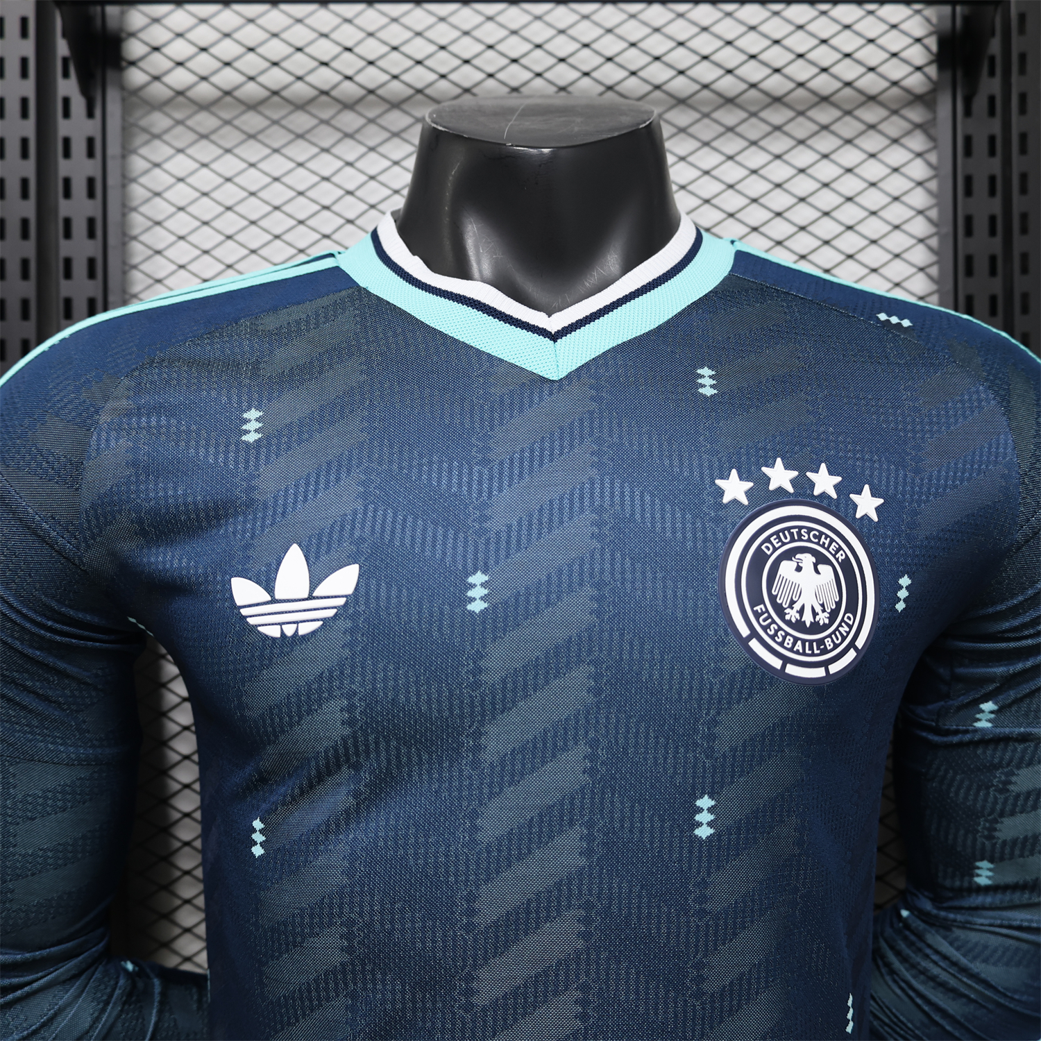 AlphaJersey-Germany 2026 Away Long Sleeves Jersey - Player Version