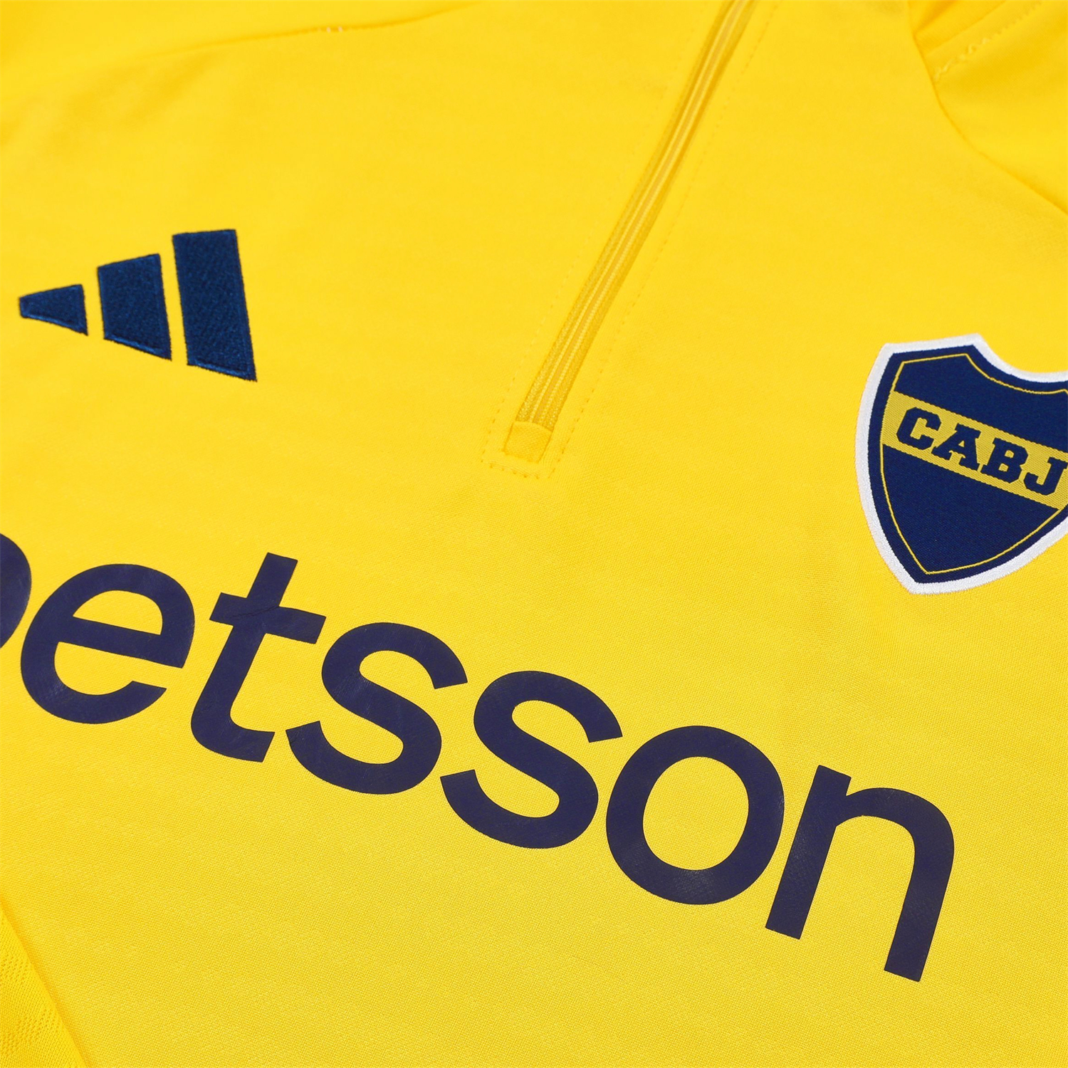AlphaJersey-Boca Juniors 25-26 Long Sleeves Training Set - Yellow Top & Royal Blue Pants
