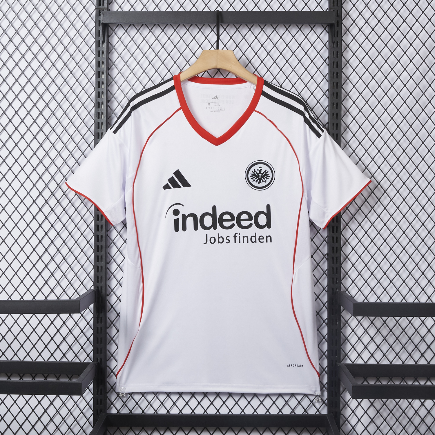 AlphaJersey-Frankfurt 25-26 Away White Jersey - Fans Version