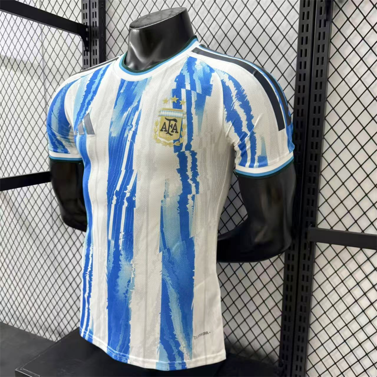 AlphaJersey-Argentina 2026 Blue And White Twill Special Jersey - Player Version