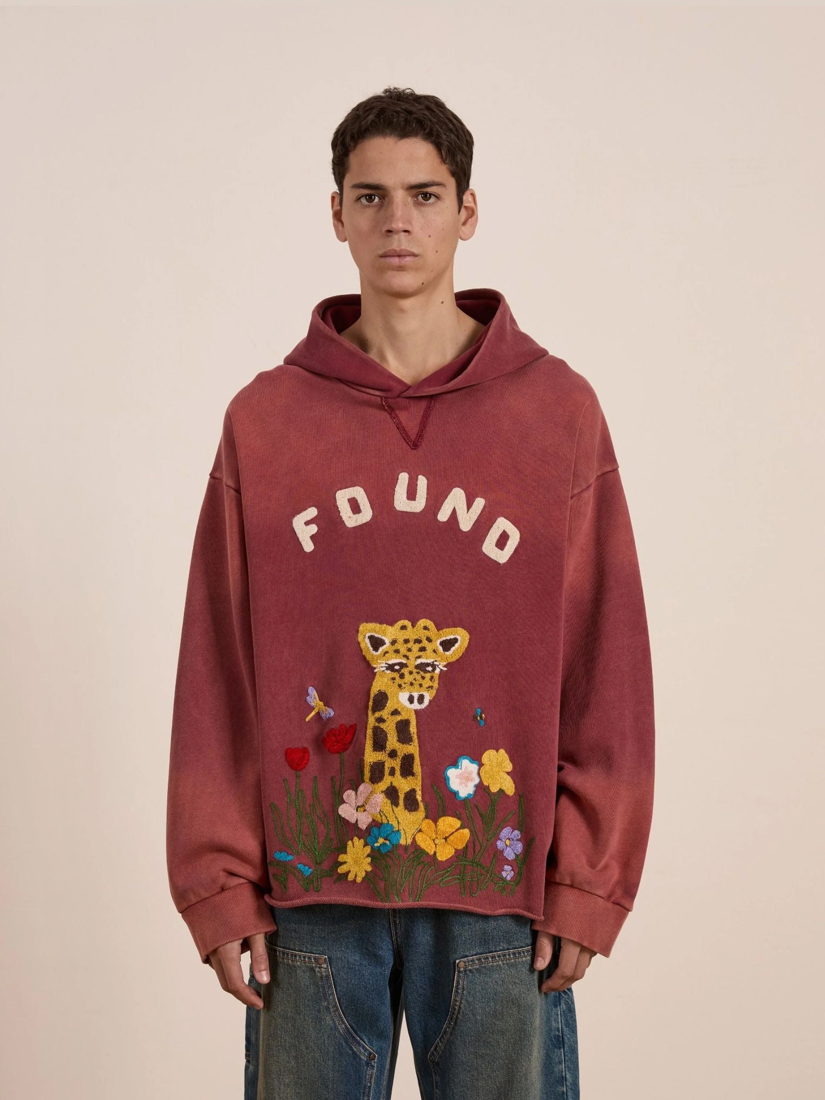 Embroidered Wildlife Hoodie | Modern Menswear by yycbvcnbmmnbm