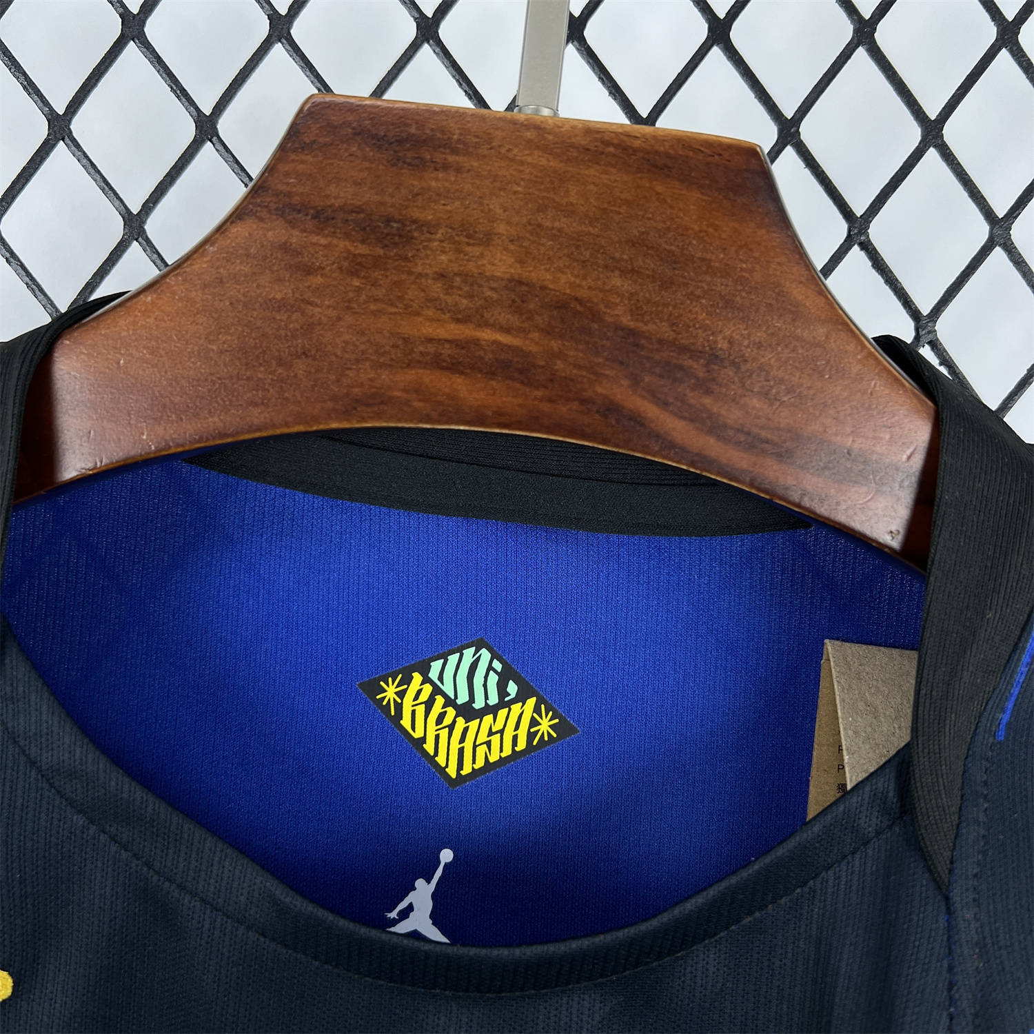AlphaJersey-Brazil 2026 Away Blue Jersey - Fans Version