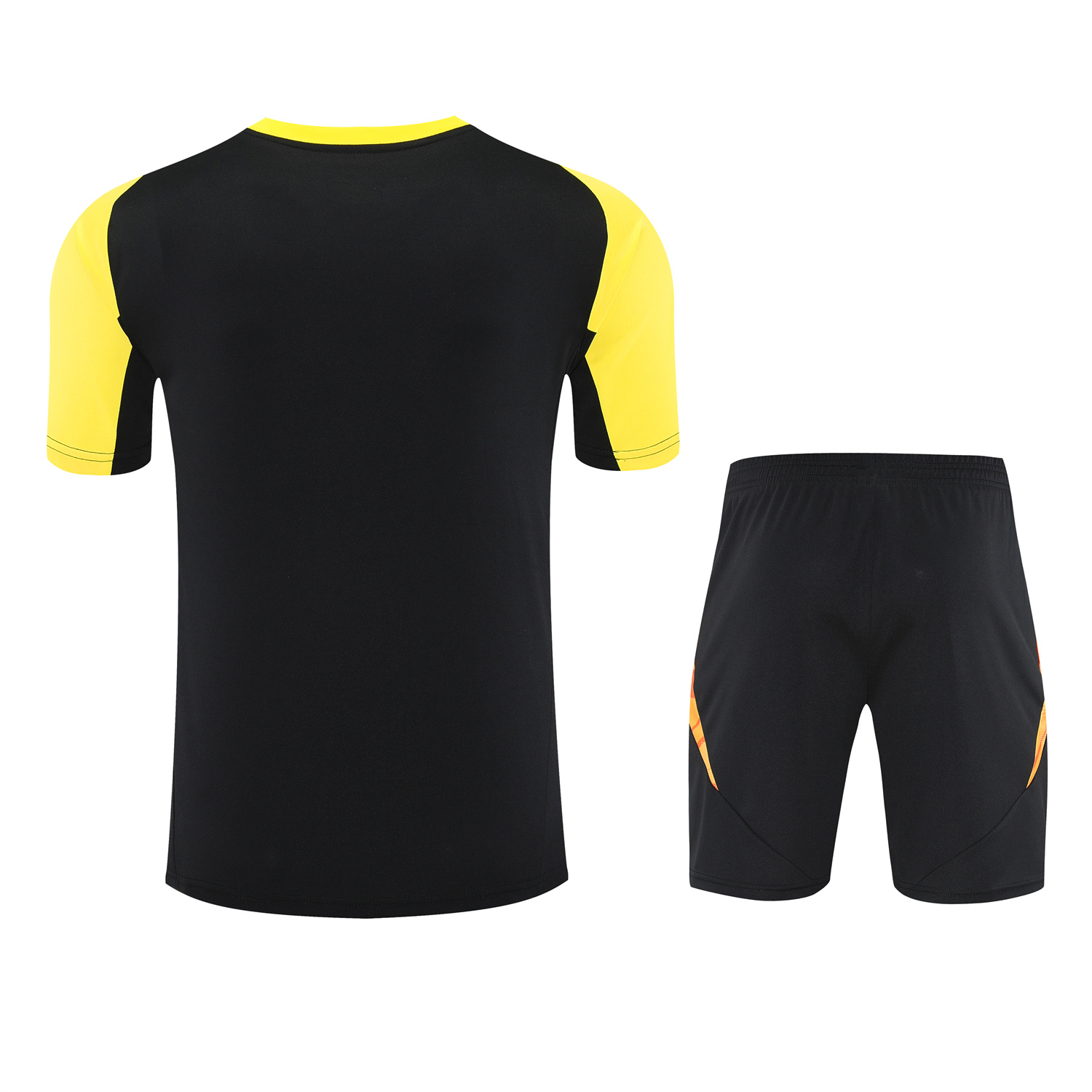 AlphaJersey-Atletico Mineiro 25-26 Short-Sleeve Kids Training Set - Black Top With Black Shorts