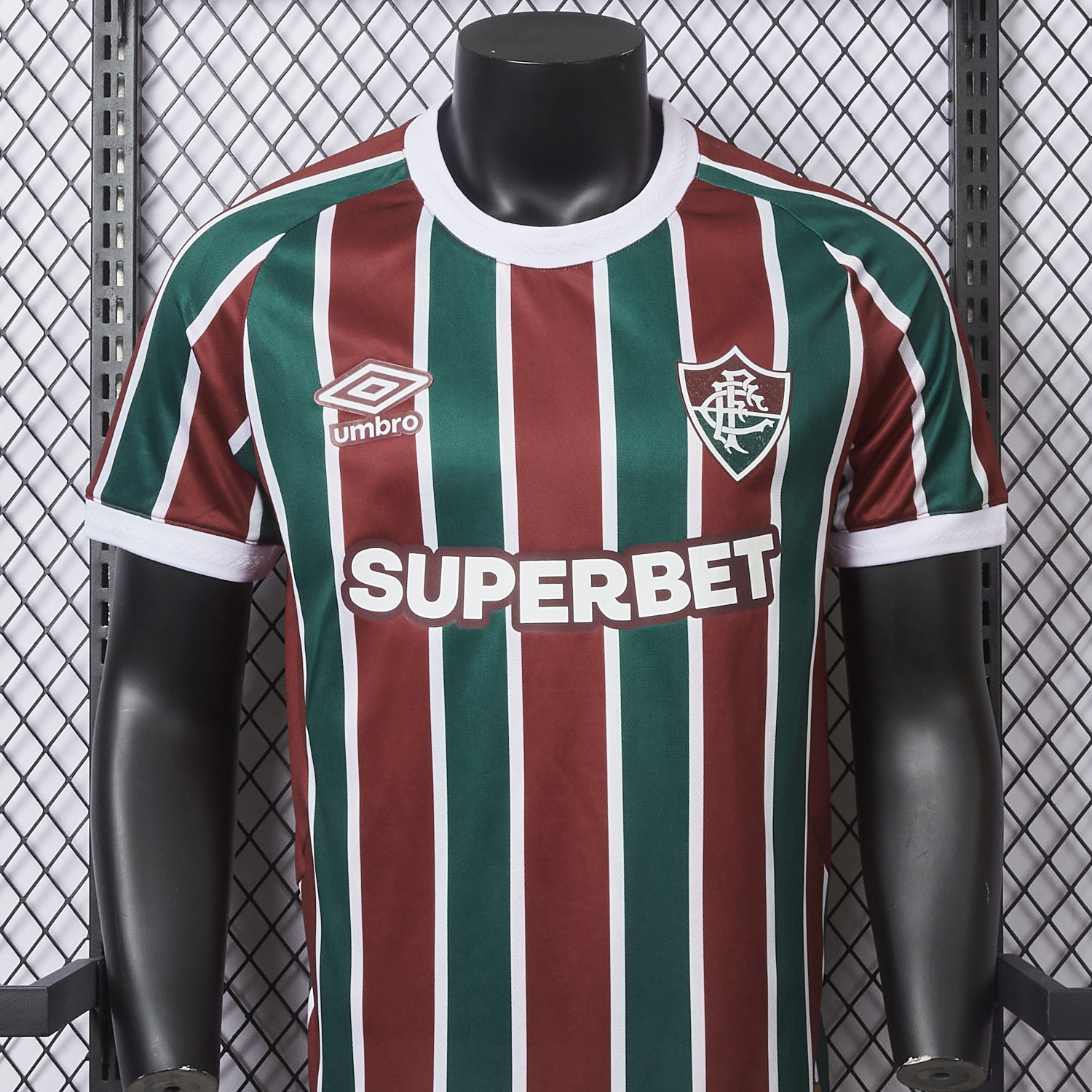 AlphaJersey-Fluminense 25-26 Home Jersey With Chest Sponsor - Player Version