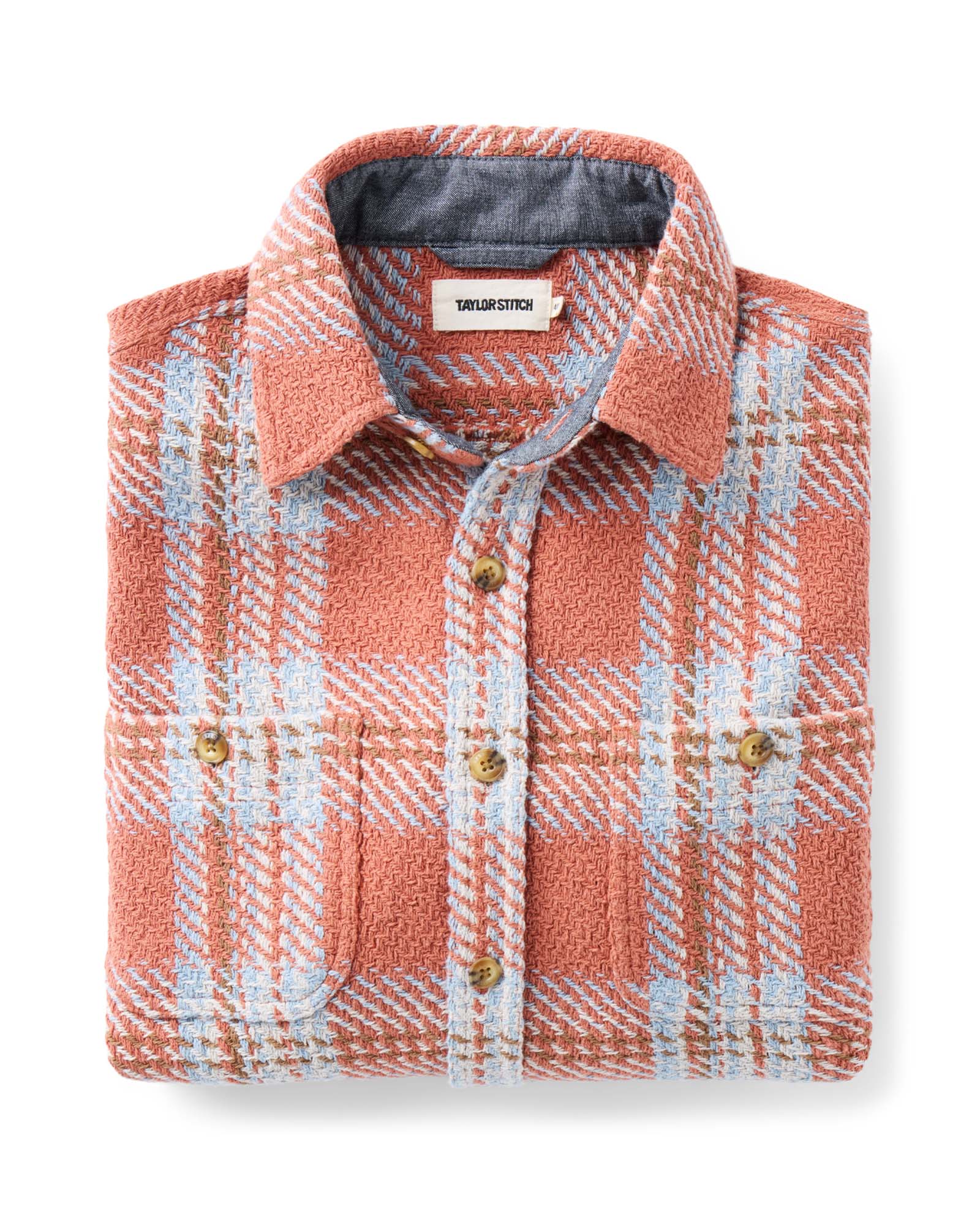 The Cutter Overshirt in Salmon Plaid | Modern Menswear by yycbvcnbmmnbm