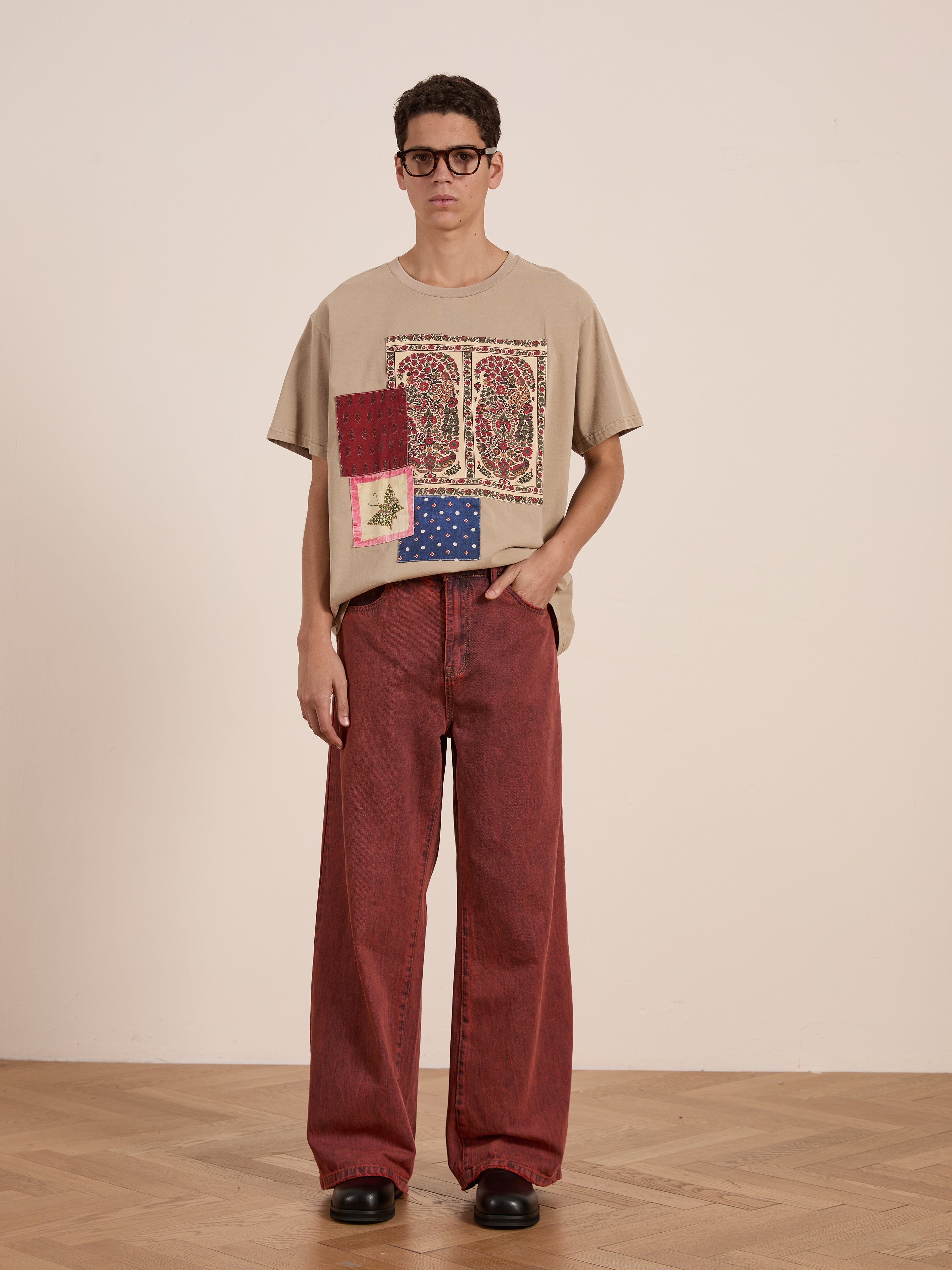 Patchwork Tee | Modern Menswear by yycbvcnbmmnbm