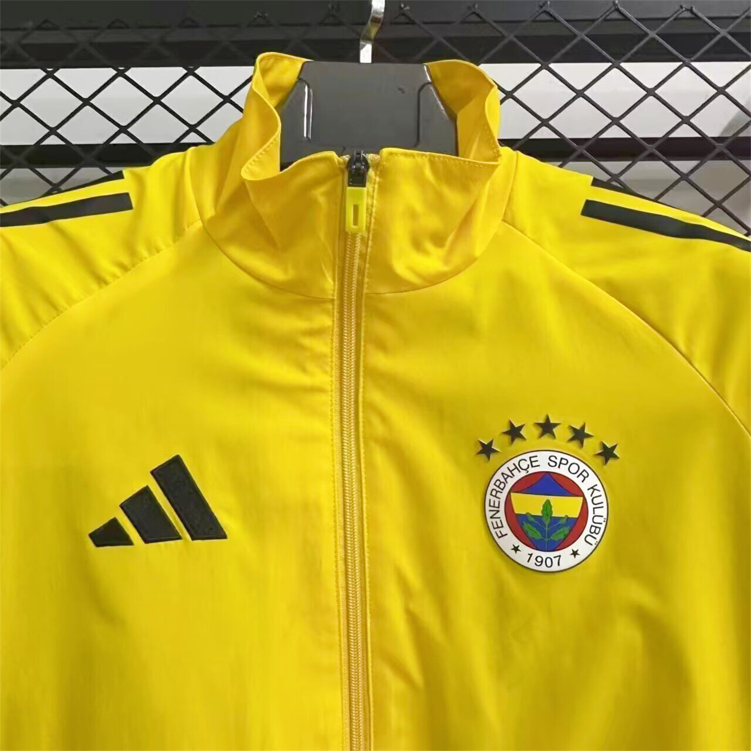 AlphaJersey-Fenerbahce 25-26 Windbreaker Jacket - Yellow