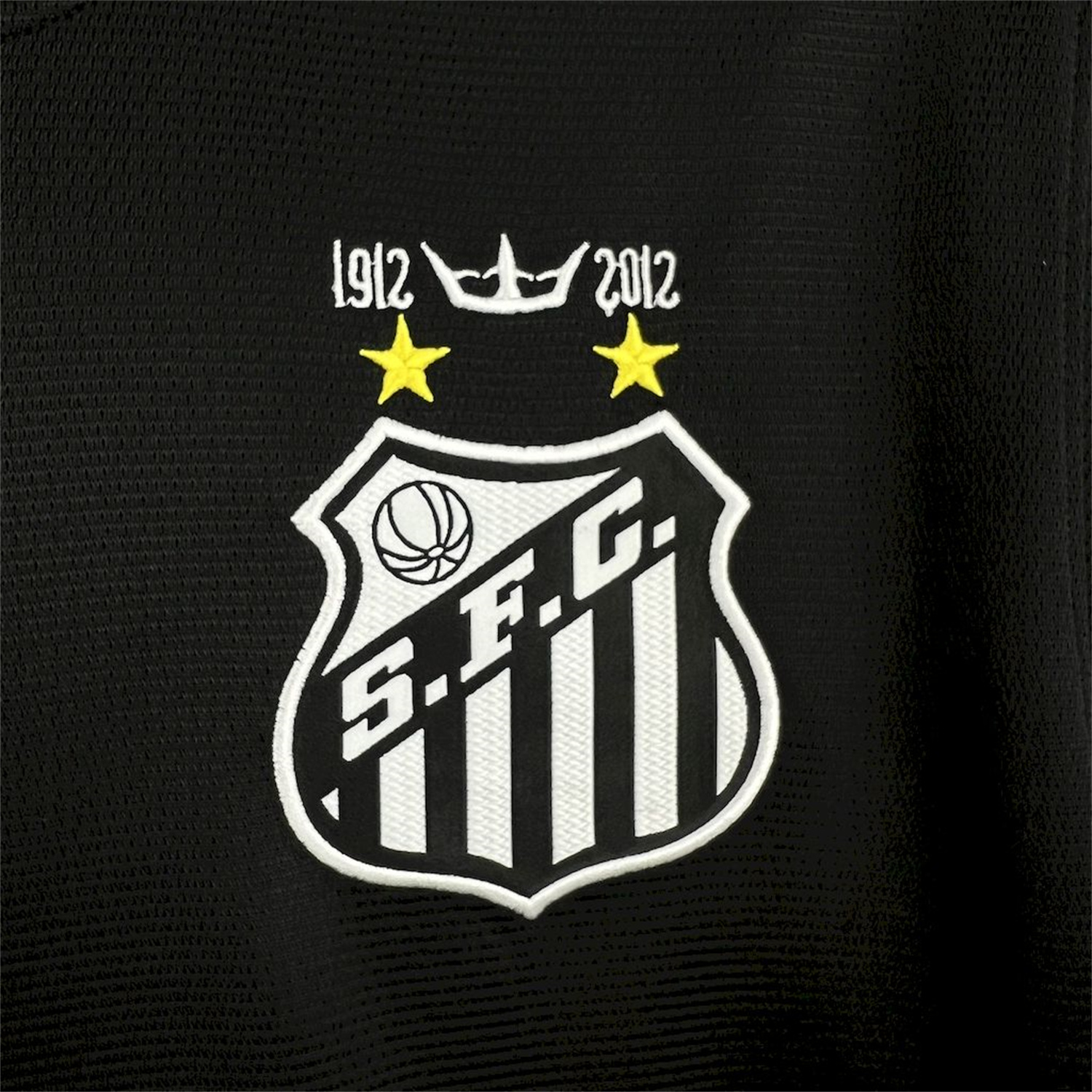 AlphaJersey-Retro Santos 2011-12 Black Jersey