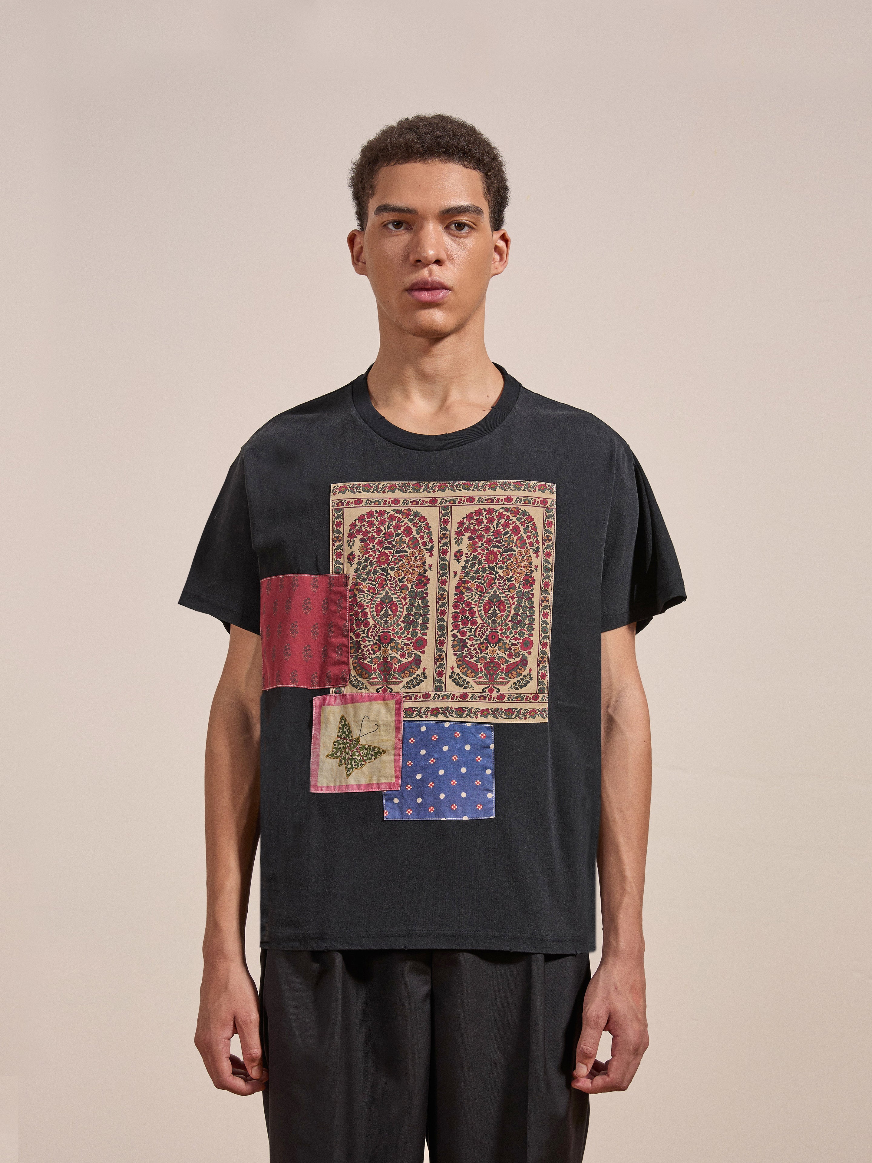 Patchwork Tee | Modern Menswear by yycbvcnbmmnbm