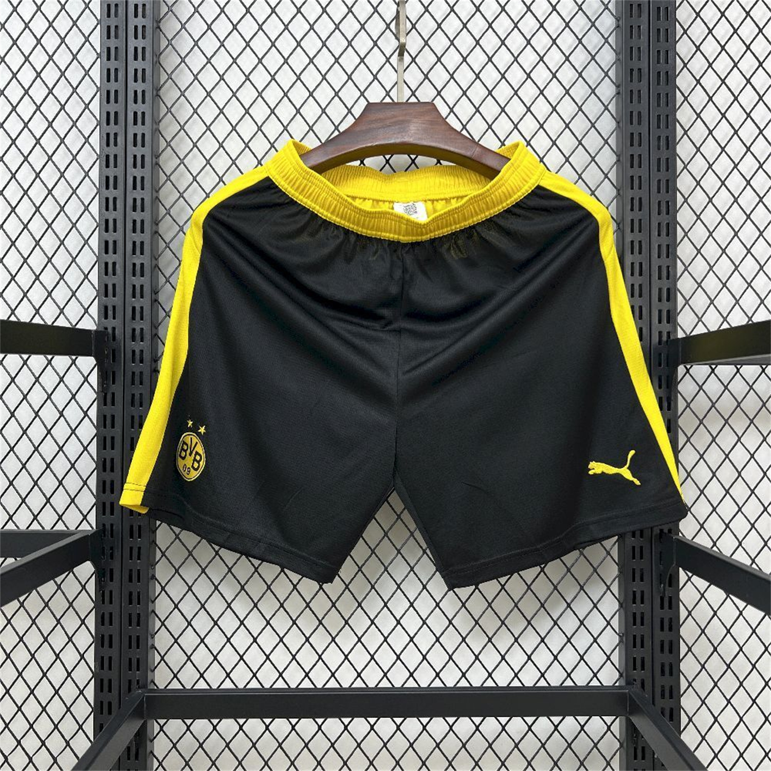 AlphaJersey-Dortmund 25-26 Home Black Shorts - Fans Version