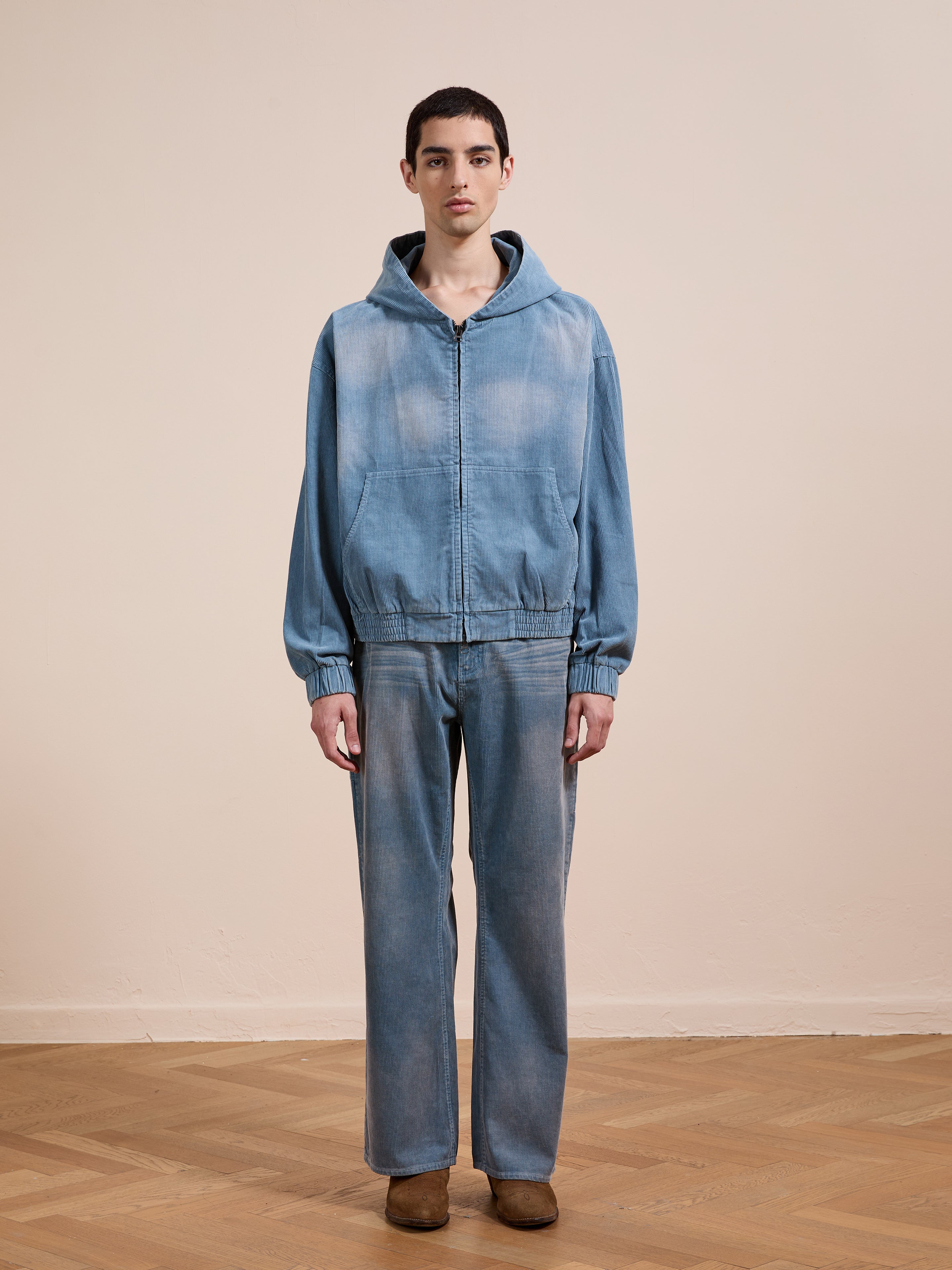 Corduroy Zip Up Hoodie | Modern Menswear by yycbvcnbmmnbm