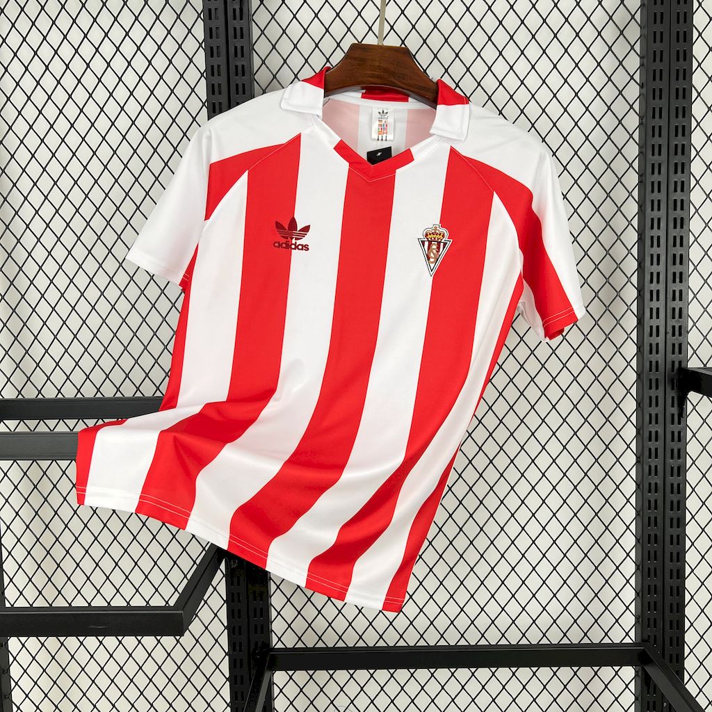 AlphaJersey-Retro Sporting de Gijon 1980-81 Home Jersey
