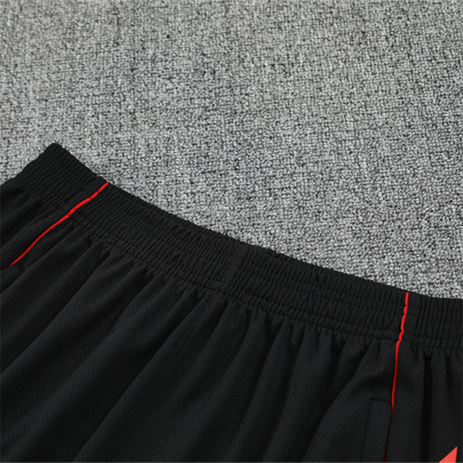 AlphaJersey-Manchester United 25-26 Short-Sleeve Training Set - Red Camouflage Top & Black Shorts