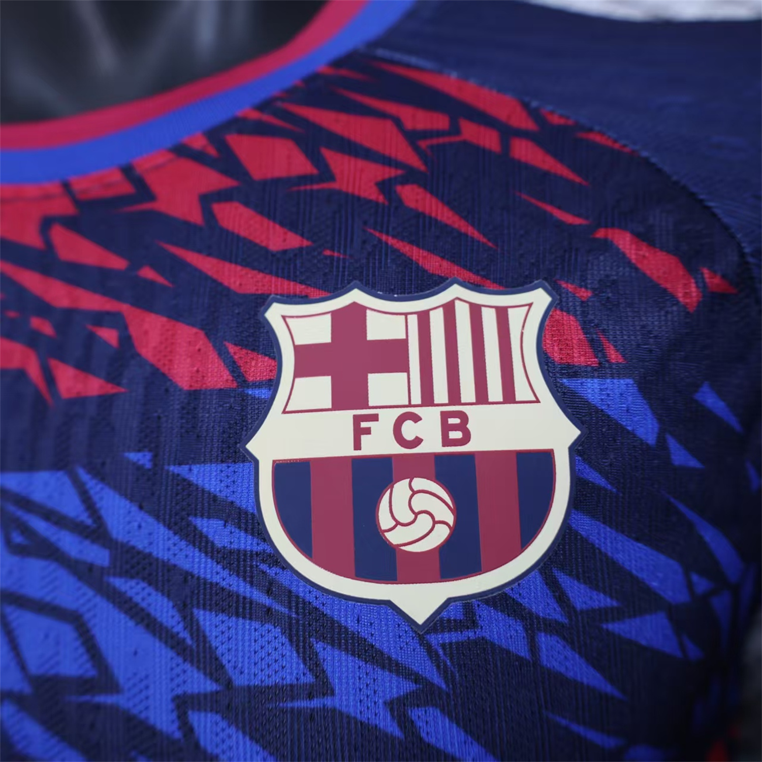 AlphaJersey-Barcelona 25-26 Red And Blue Surround Special Jersey - Player Version