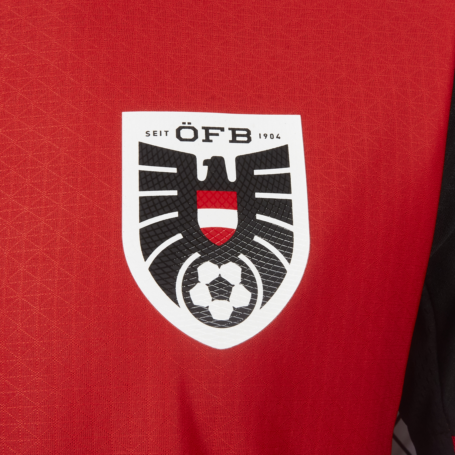 AlphaJersey-Austria 2026 Home Red Jersey - Player Version