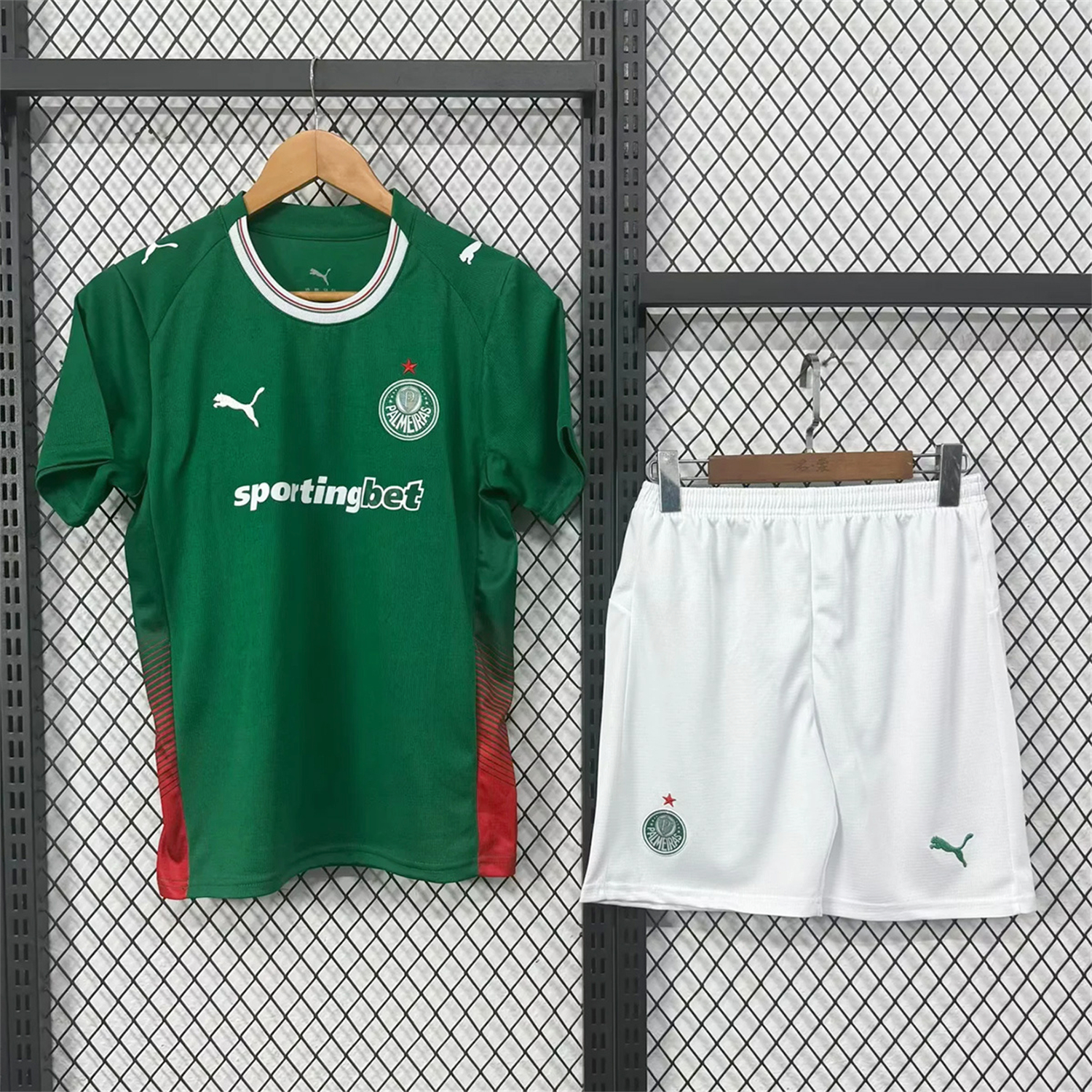 AlphaJersey-Palmeiras 26-27 Home Kids Kit