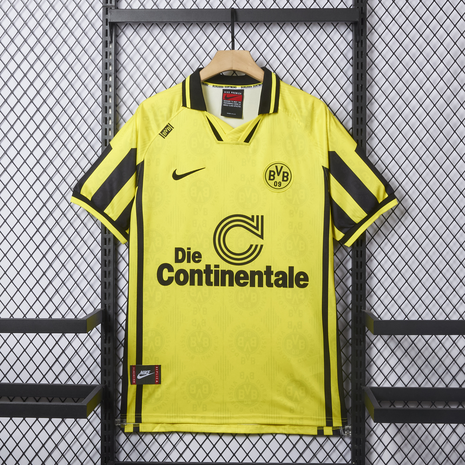 AlphaJersey-Retro Dortmund 1996-97 Home Jersey