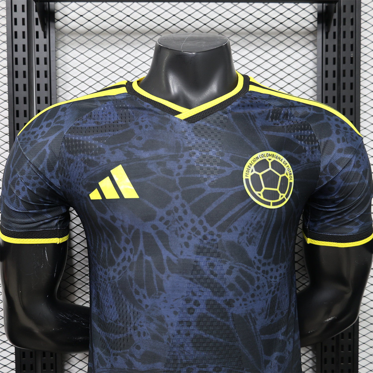 AlphaJersey-Colombia 2026 Grey And Black Special Jersey - Player Version