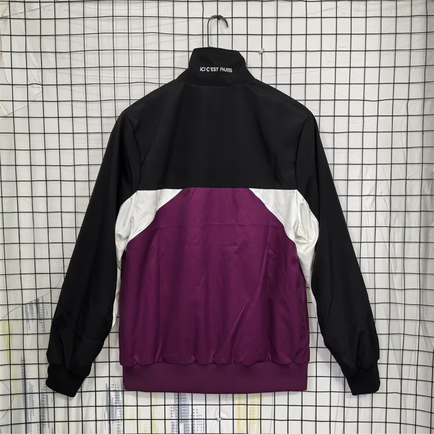 AlphaJersey-Paris Saint-Germain PSG 25-26 Windbreaker Jacket - Purple And Black