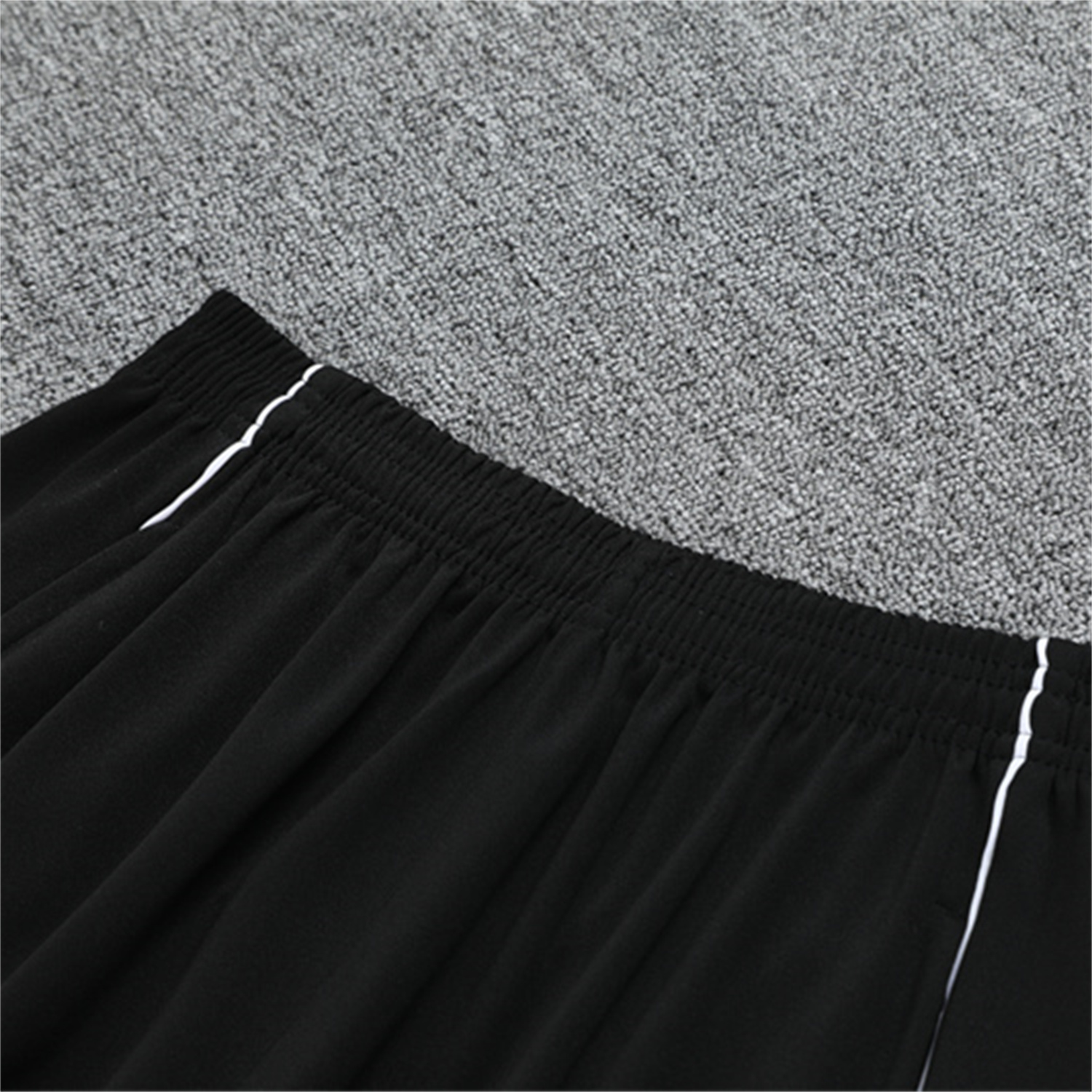 AlphaJersey-INT M.A.M 25-26 Kid Long Sleeves Training Set - White Top & Black Pants