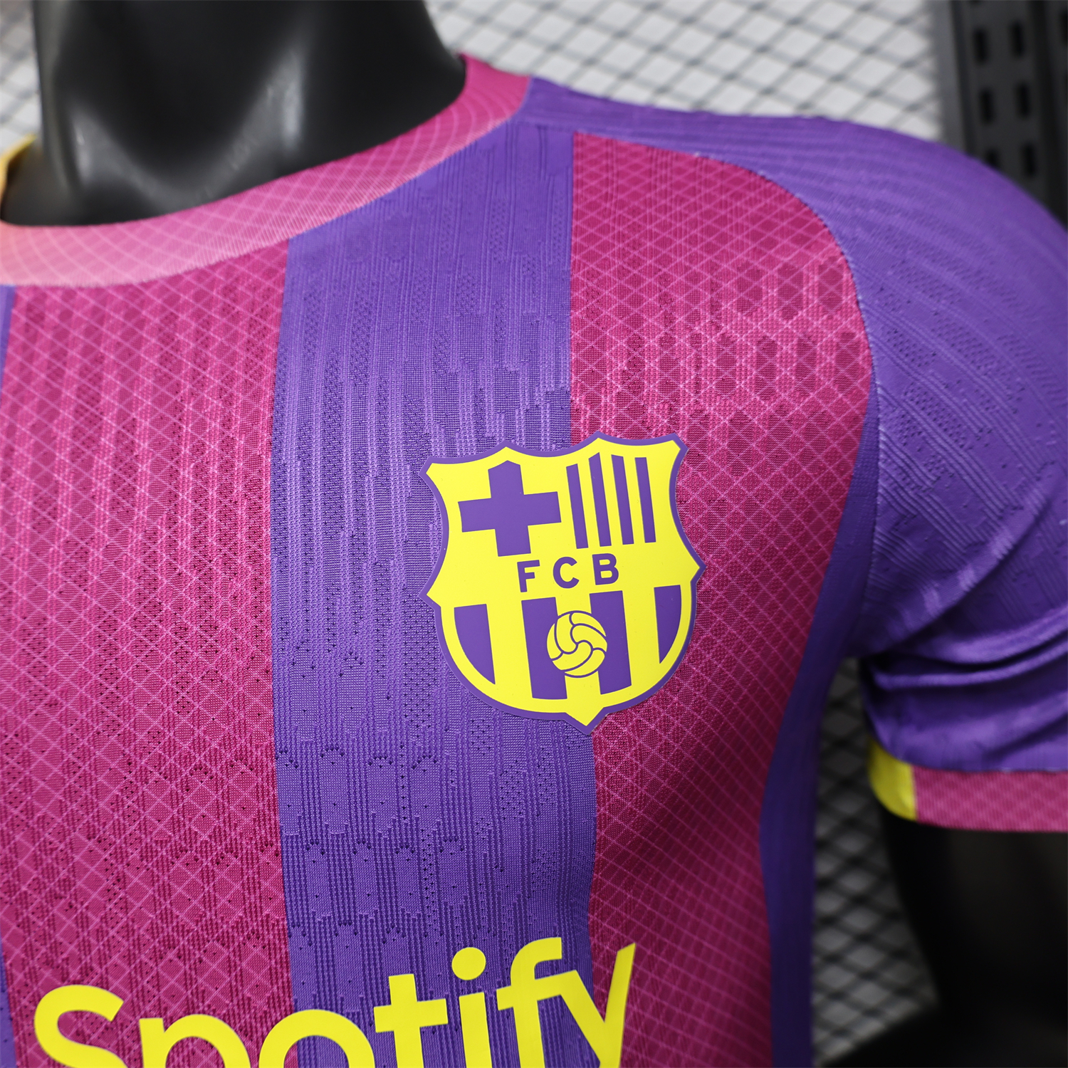 AlphaJersey-Barcelona 25-26 Purple Pink And Yellow Special Jersey - Player Version