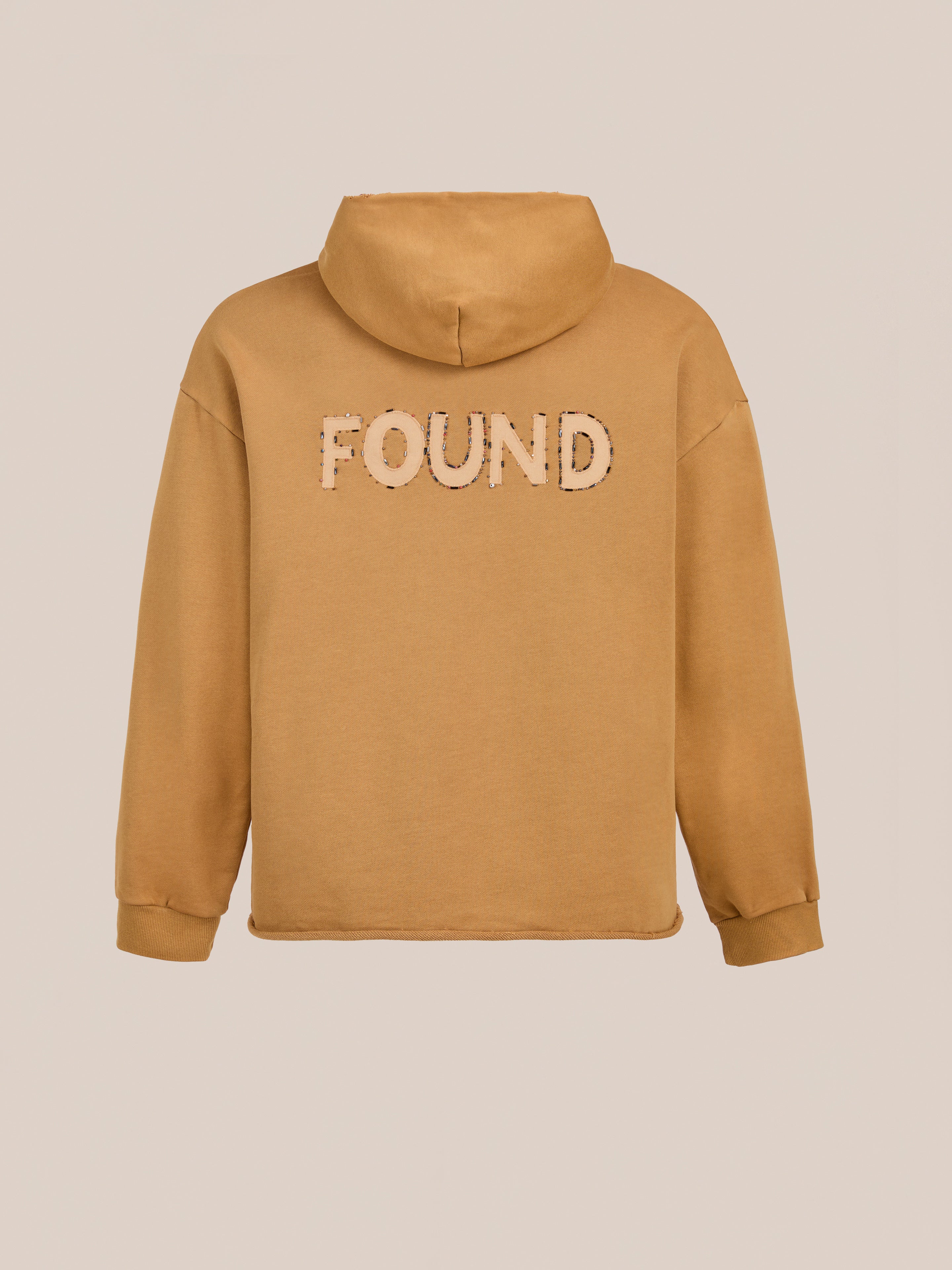 Beadwork Logo Hoodie | Modern Menswear by yycbvcnbmmnbm