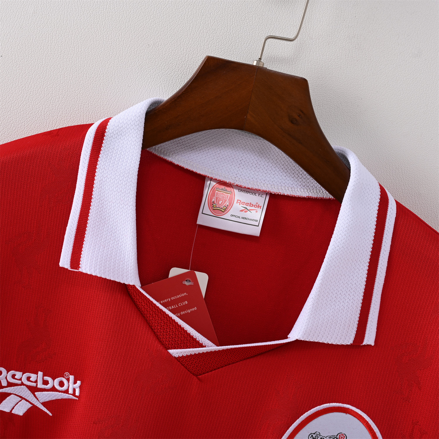 AlphaJersey-Retro Liver.pool 1996-97 Home Long Sleeves Jersey