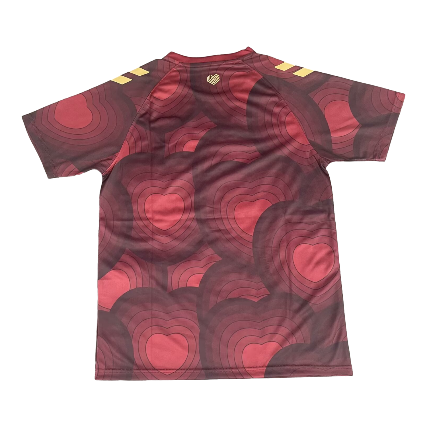 AlphaJersey-Hearts Heart of Midlothian 25-26 Red Pre-Match Training Jersey - Fans Version