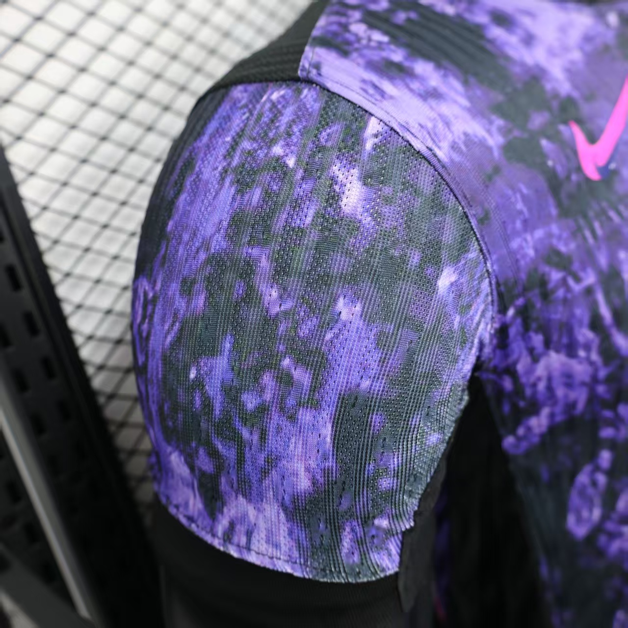 AlphaJersey-Barcelona 25-26 Purple Rock Pattern Jersey - Player Version