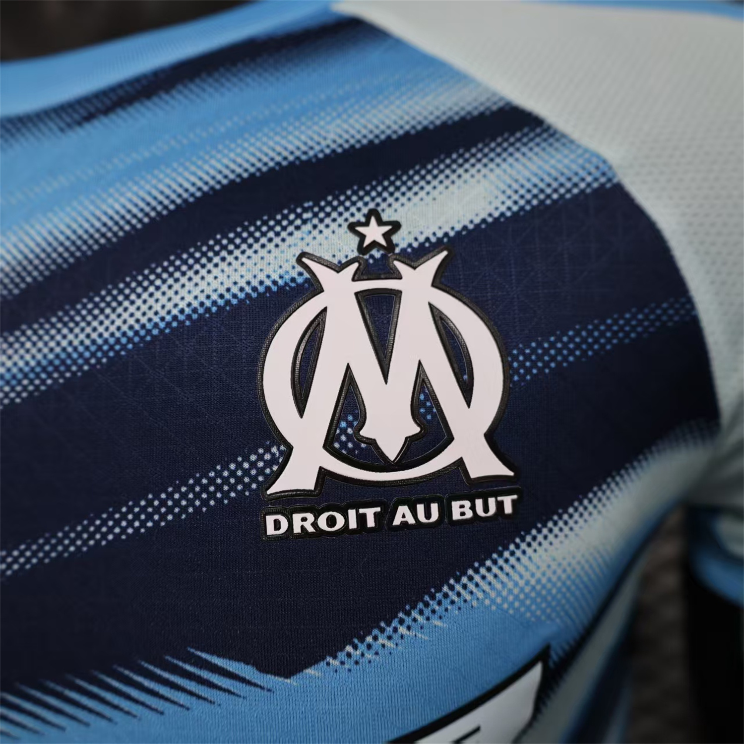 AlphaJersey-Marseille 25-26 Blue Gradient Training Jersey - Player Version