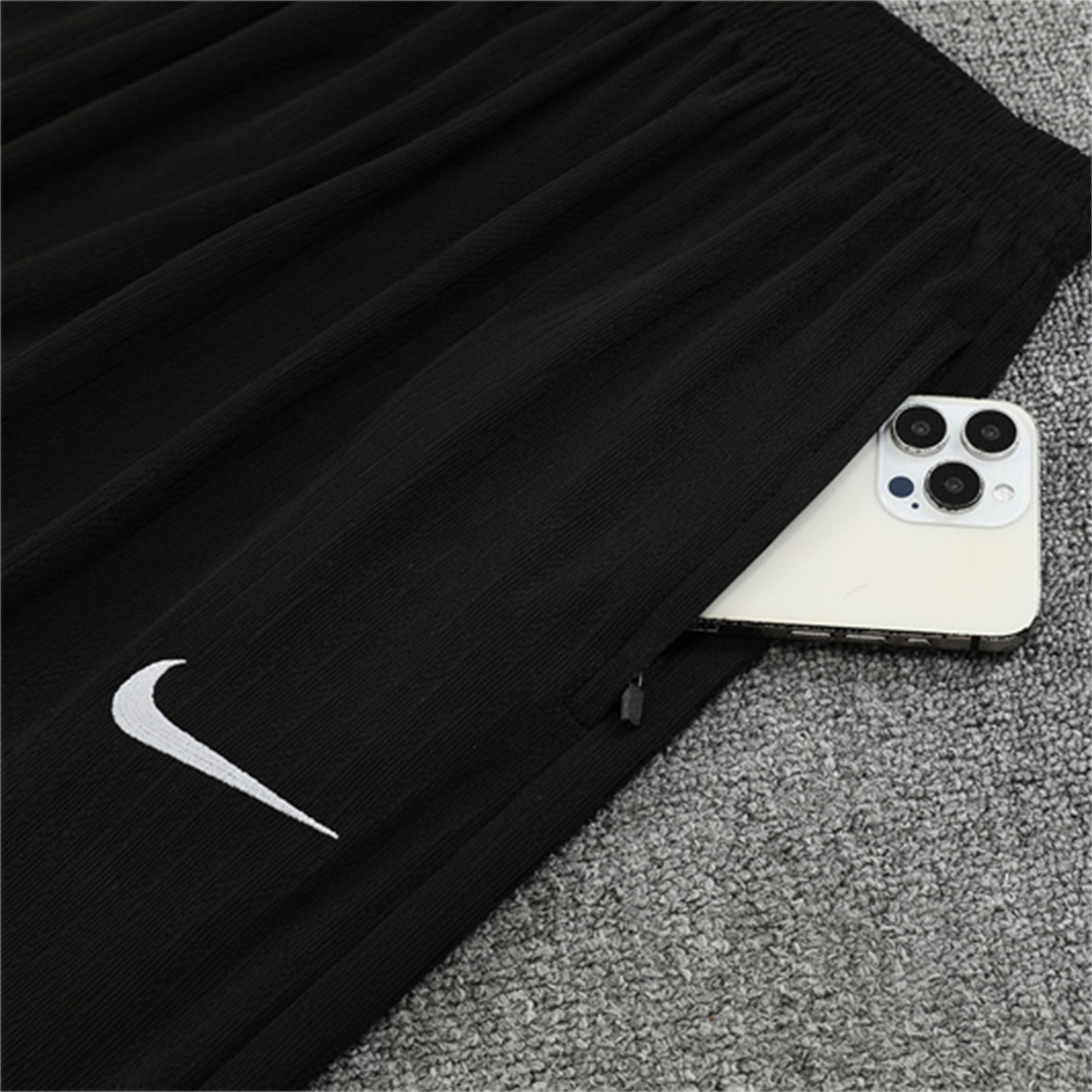AlphaJersey-C.H.E.L.S.E.A 25-26 Kids Long Sleeve Training Set - Player Version - Black Top and Black Pants