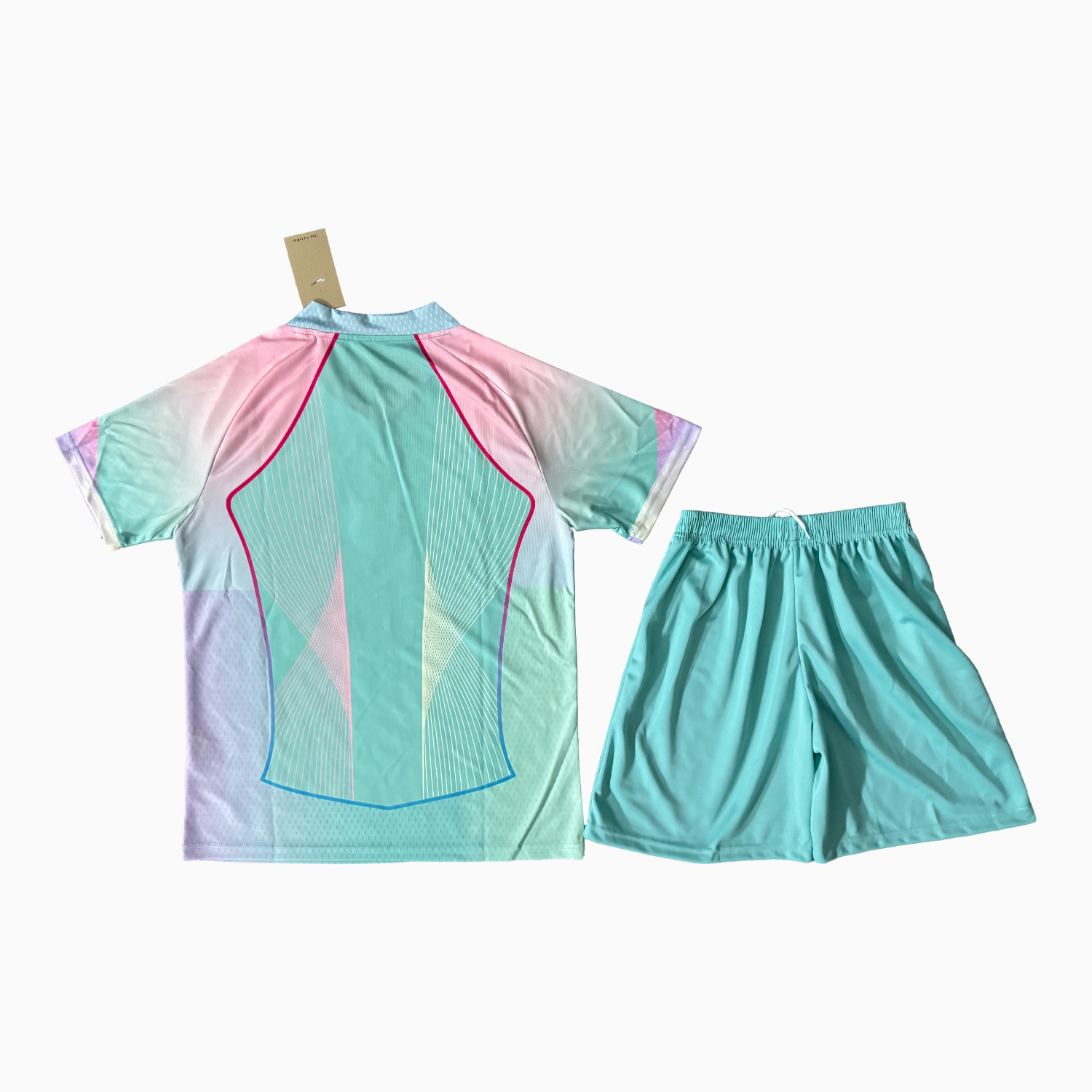 AlphaJersey-Barcelona 25-26 T90 Light Green Special Men's Adult Jersey Set - Fans Version
