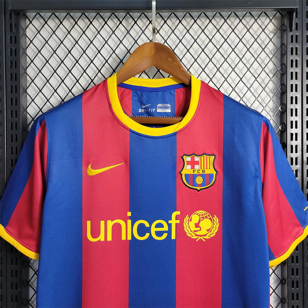 AlphaJersey-Retro Barcelona 10-11 Home Stadium Jersey