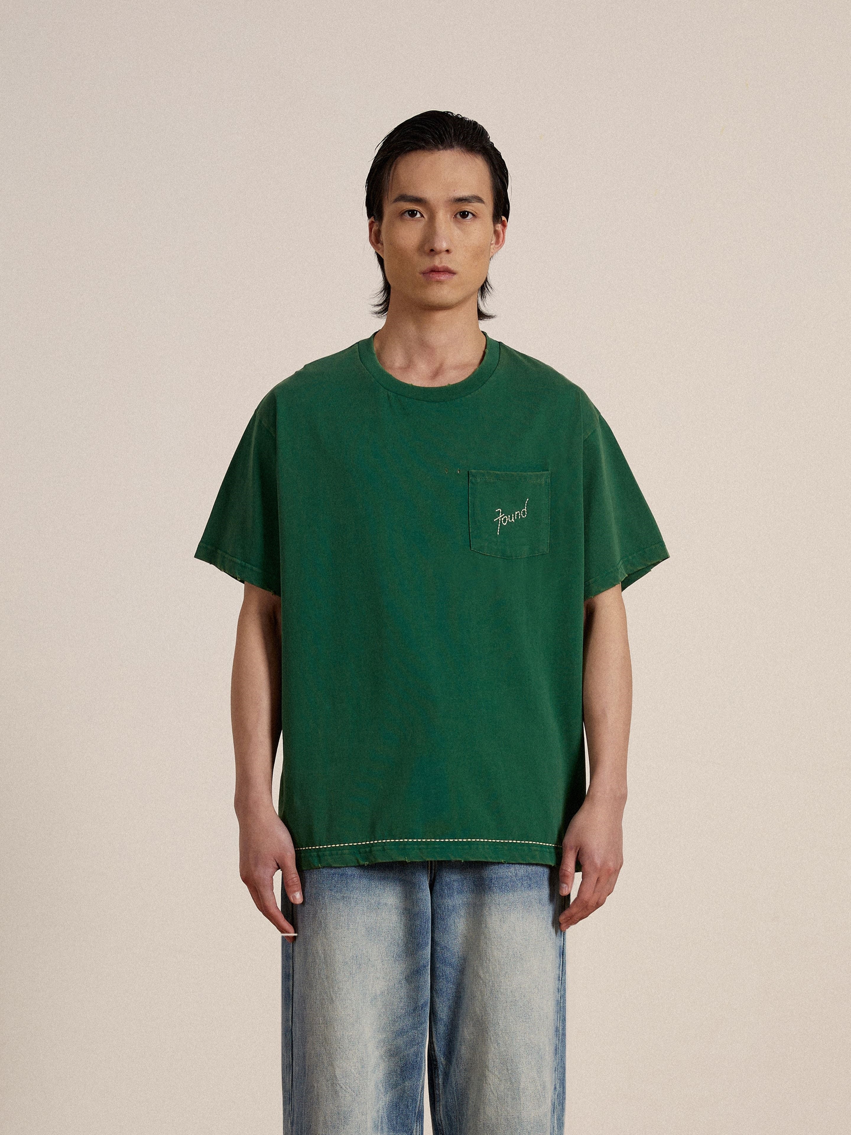 Embroidered Logo Tee | Modern Menswear by yycbvcnbmmnbm