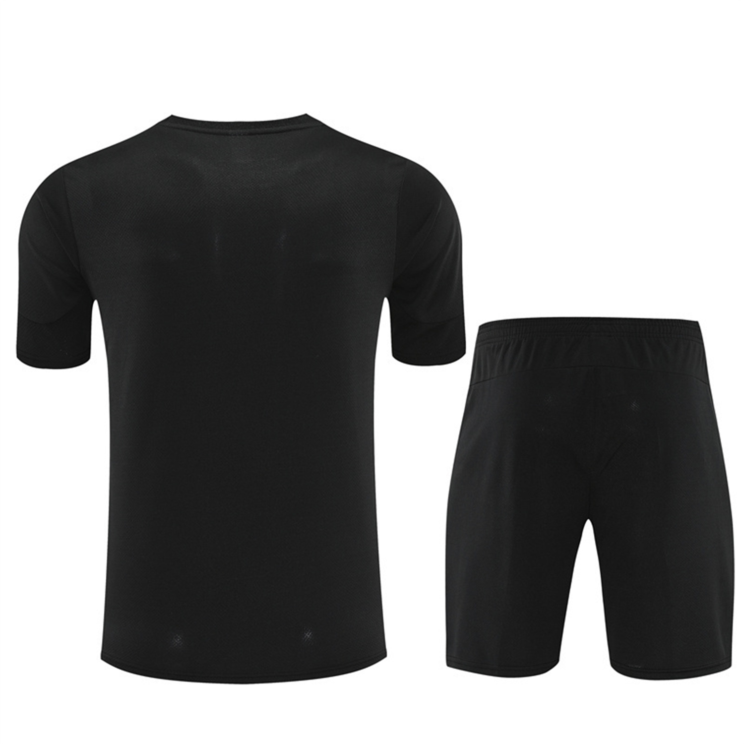 AlphaJersey-Manchester City 25-26 Short-Sleeve Training Set - Black Top & Black Shorts