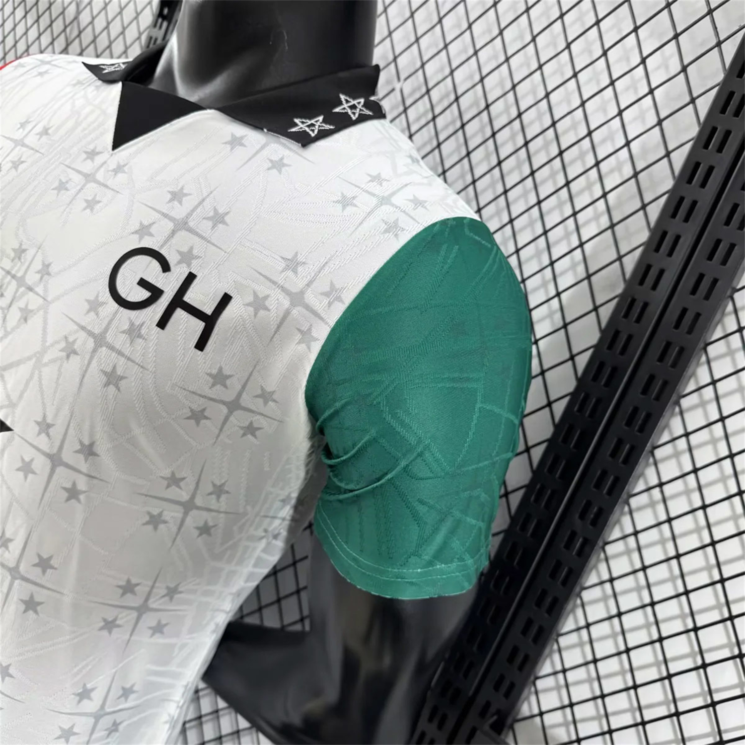 AlphaJersey-Ghana 2026 Coat Of Arms White Special Jersey - Player Version